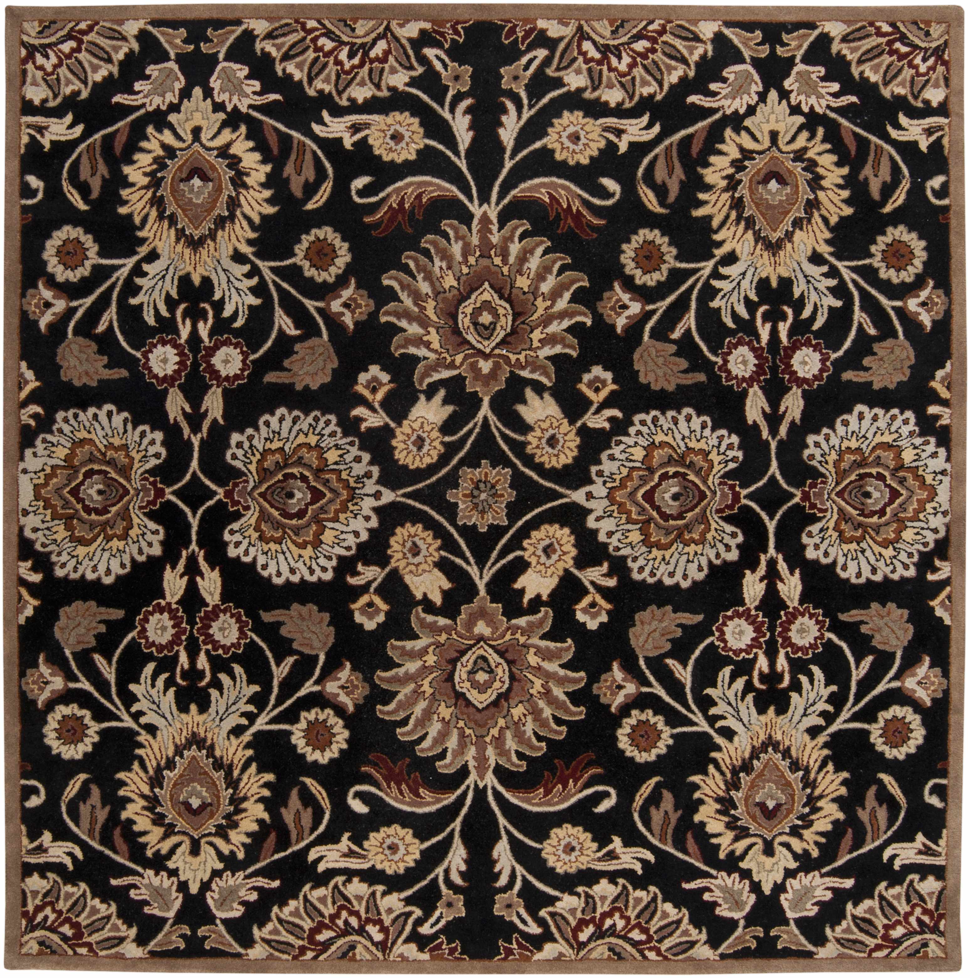 Conesus 1053 Hand Tufted Black Wool Rug