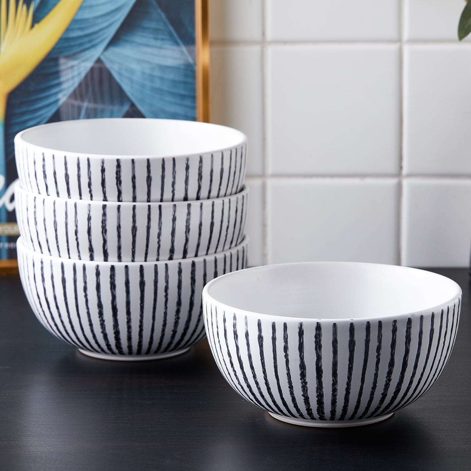 Nova Stoneware Dinnerware Set - Black