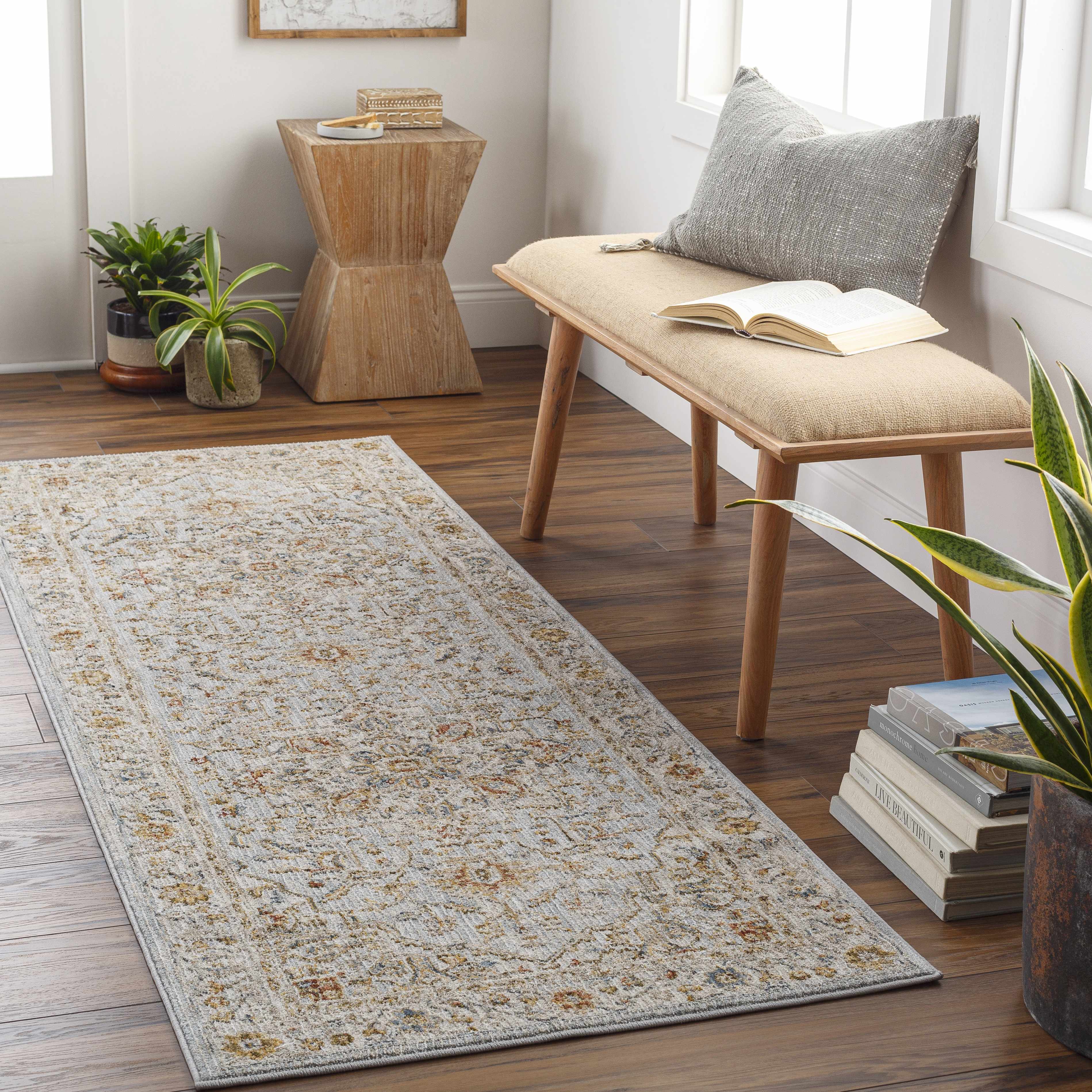 Huguley Floral Cream Luxe Rug