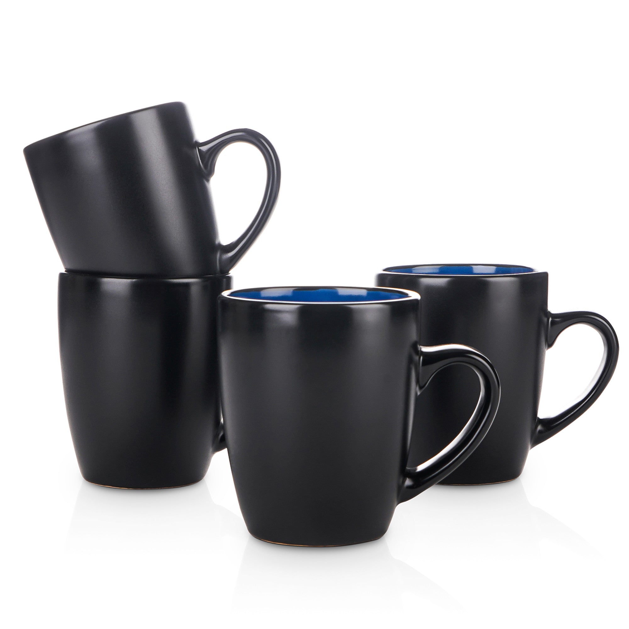 Albie Stoneware Mug - Blue And Black