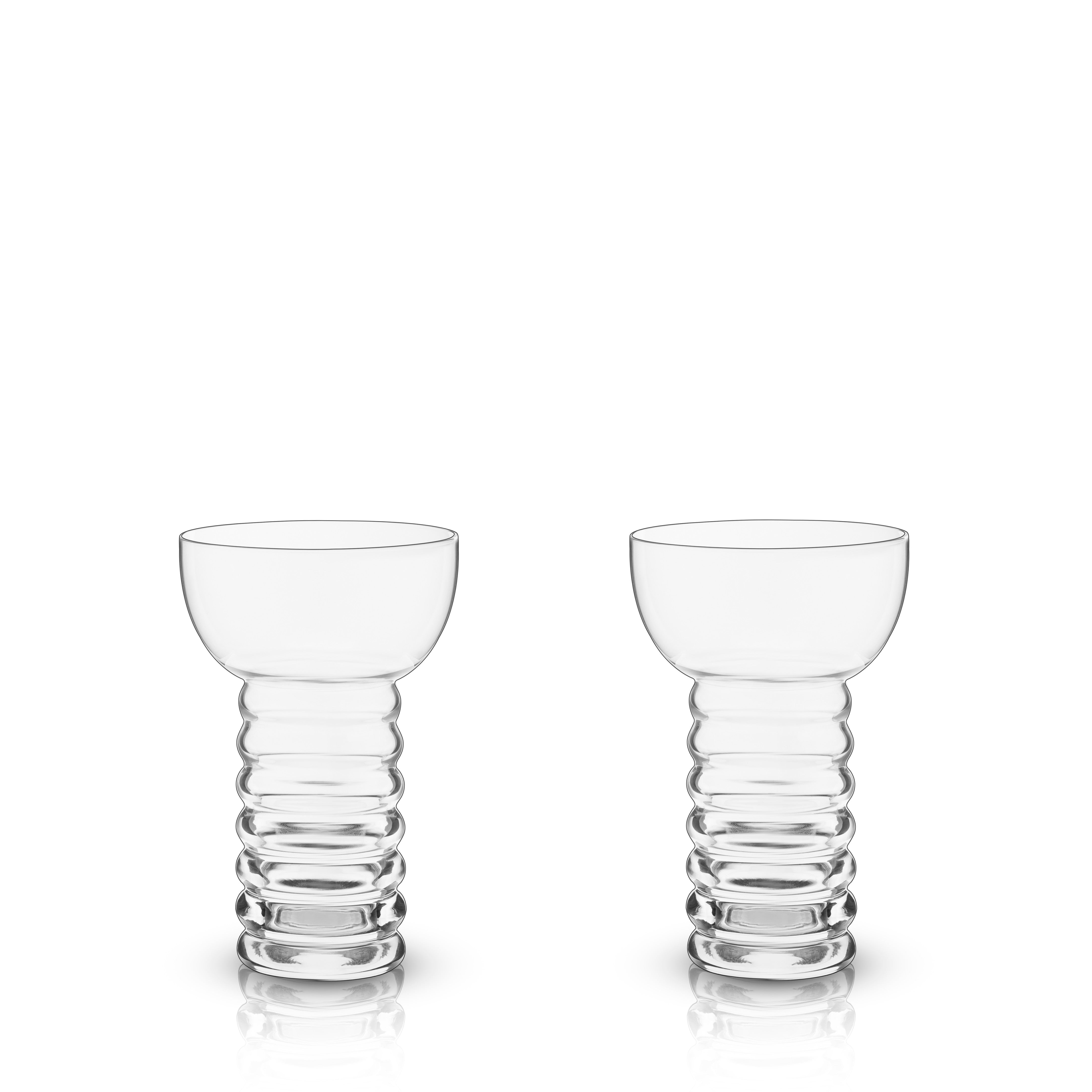 Pacific Crystal Pearl Diver Glasses Set of 2