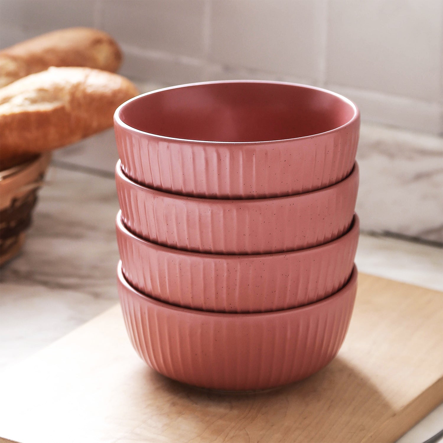 Logan Stoneware Dinnerware Set - Terracotta