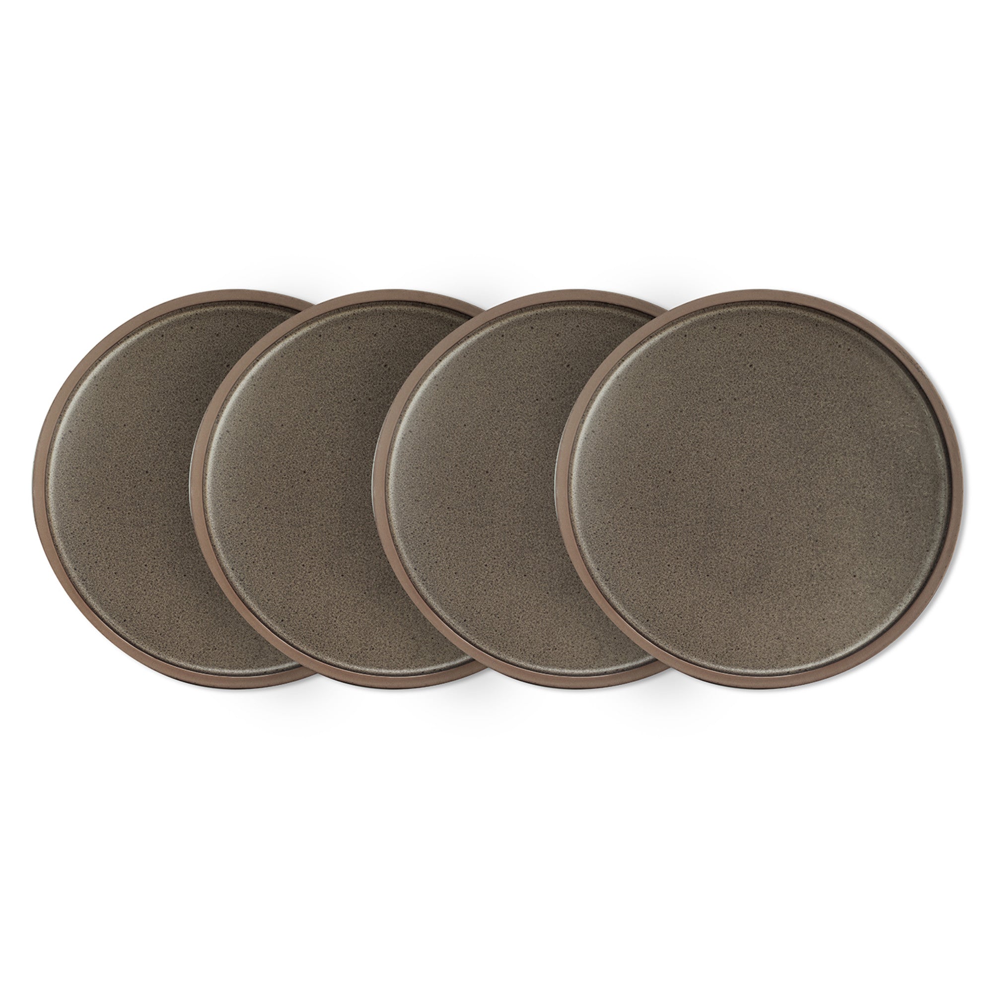 Tina Stoneware Dinner Plate - Green And Beige