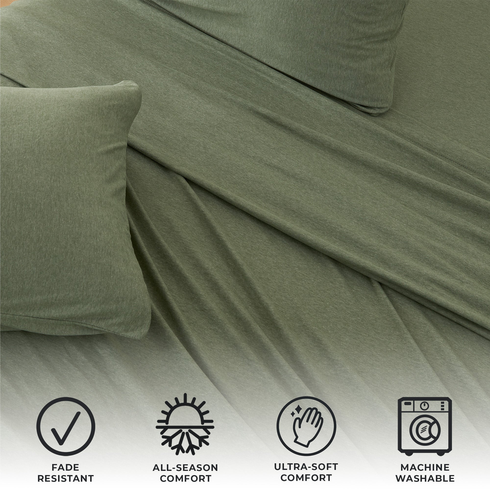 4-Piece Jersey Sheet - Carmen Collection - Best Buy Furniture