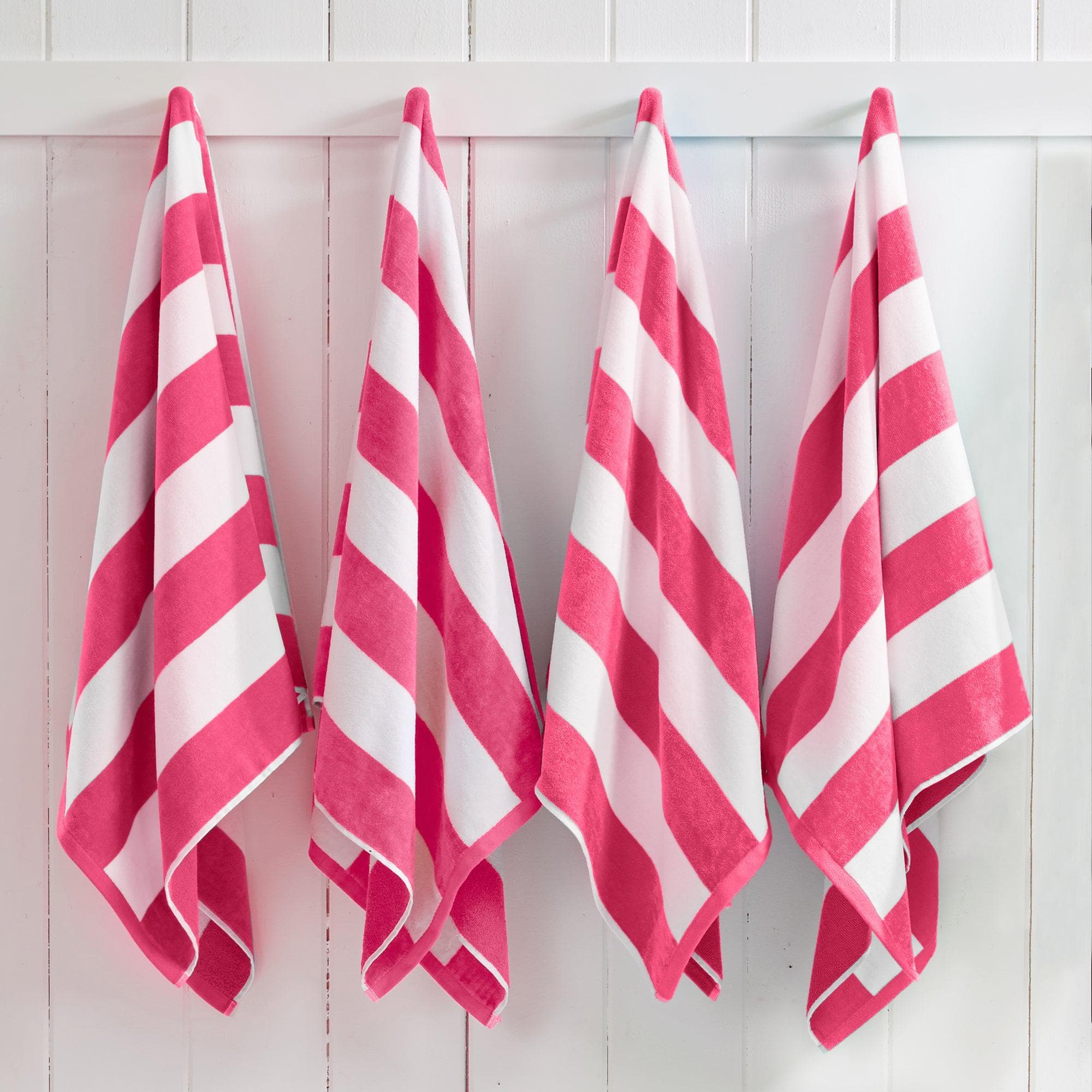 Cotton Velour Cabana Stripe Beach Towel - Novia Collection - Best Buy Furniture