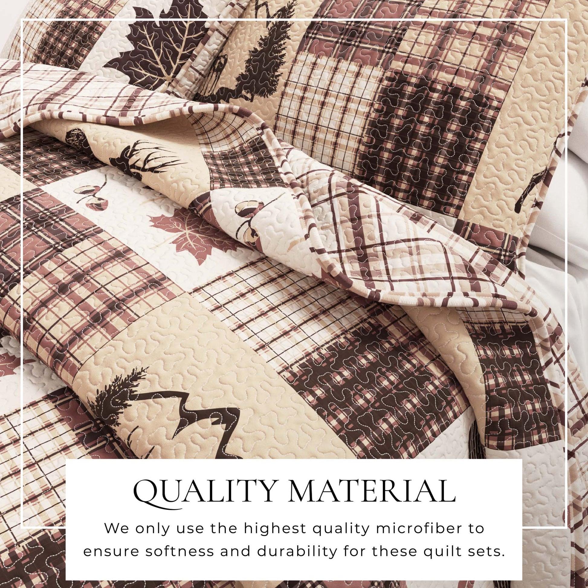 Redwood Lodge 3 Piece Quilt Set - Best Buy Furniture