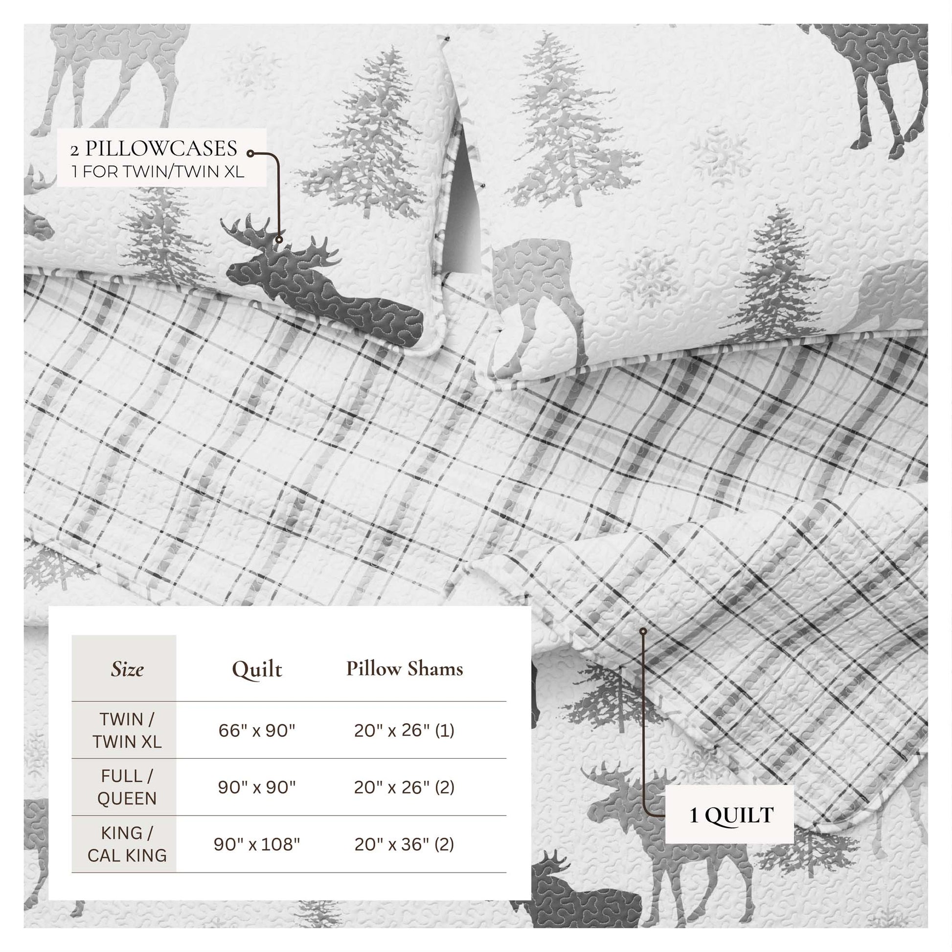 3-Piece Lodge Quilt - Wilderness Collection - Best Buy Furniture