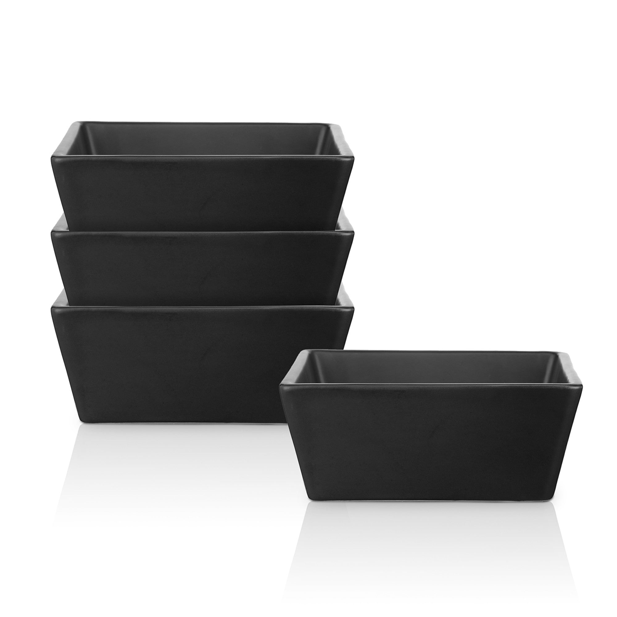 Grace Stoneware Bowl - Black Matte