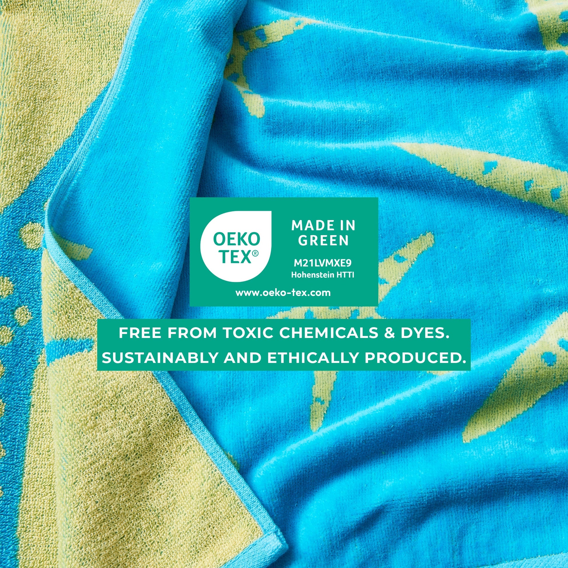 Cotton Velour Beach Towel - Maui Collection - Best Buy Furniture