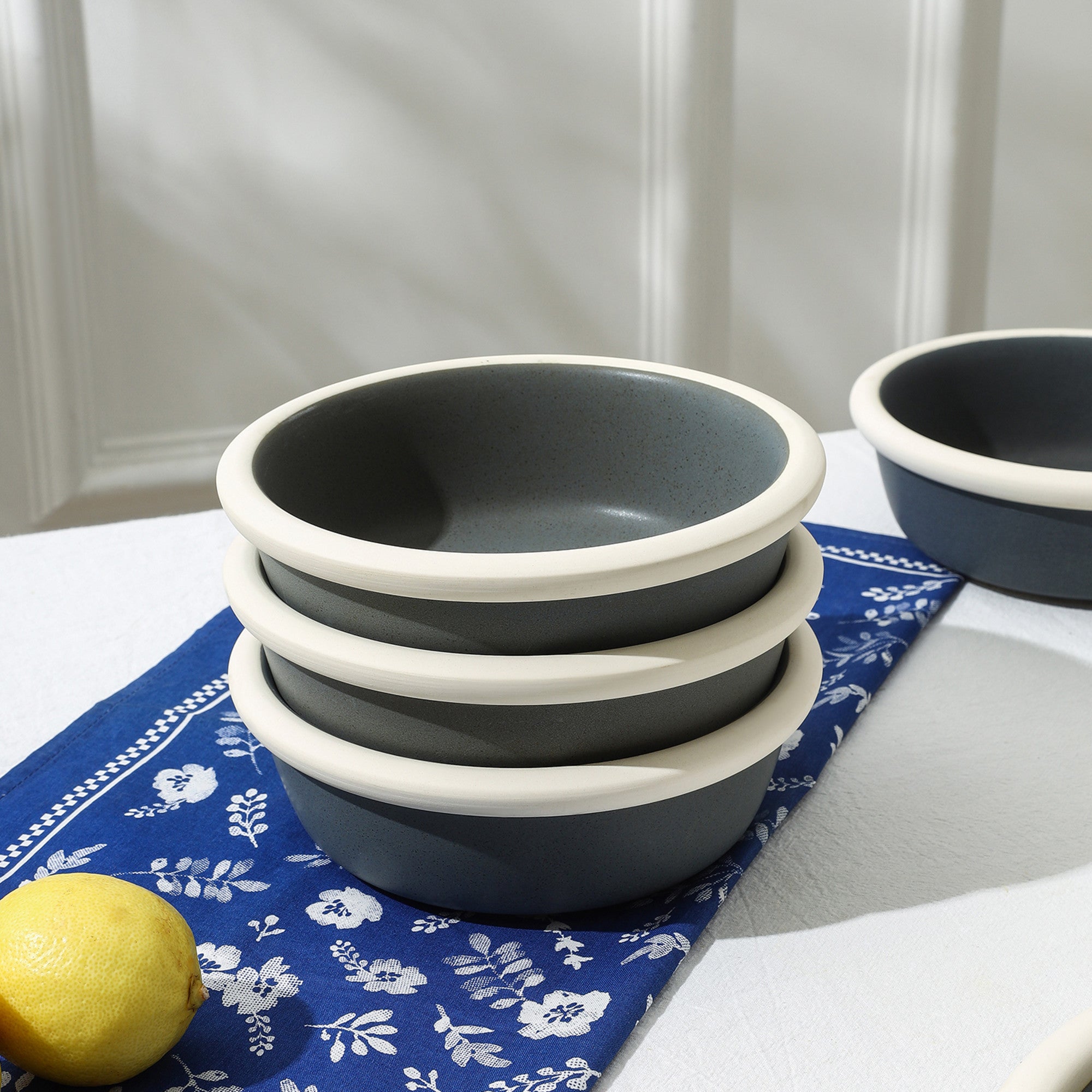 Capri Stoneware Dinnerware Set - Grey