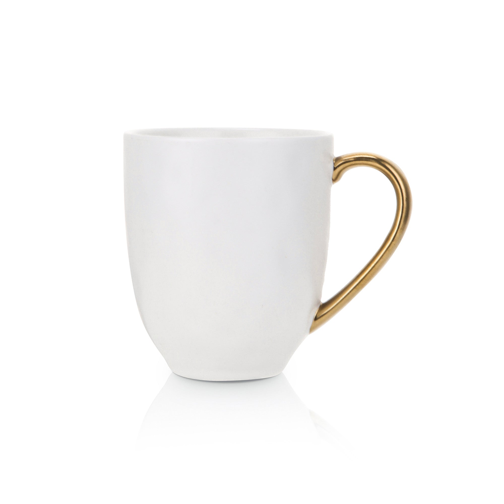 Florian Porcelain Mug - White