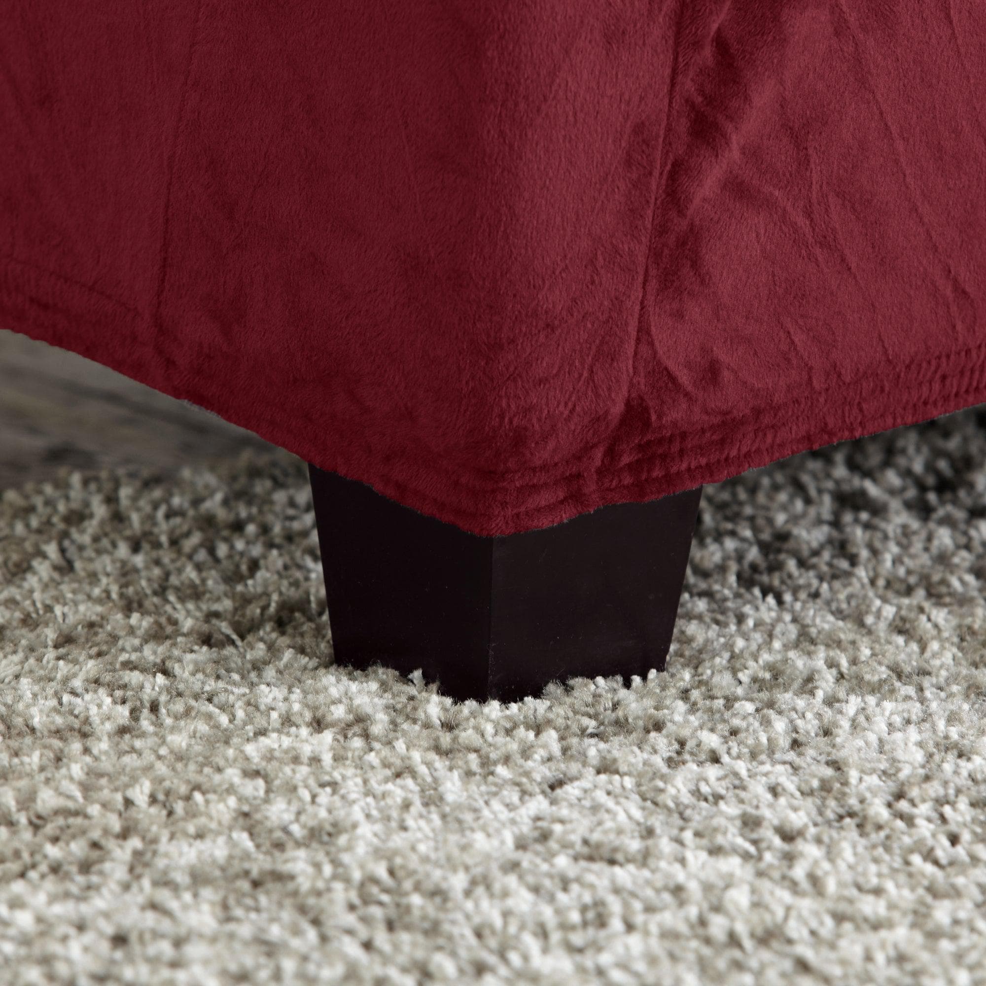 Velvet Stretch Slipcover - Gale Collection - Best Buy Furniture