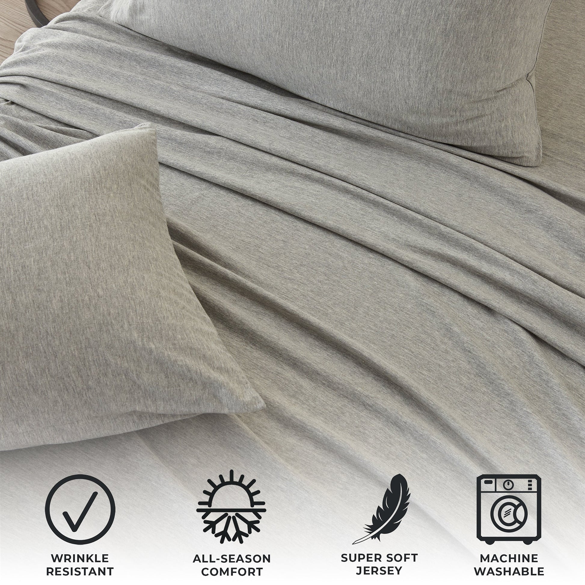 4-Piece Jersey Sheet - Carmen Collection - Best Buy Furniture