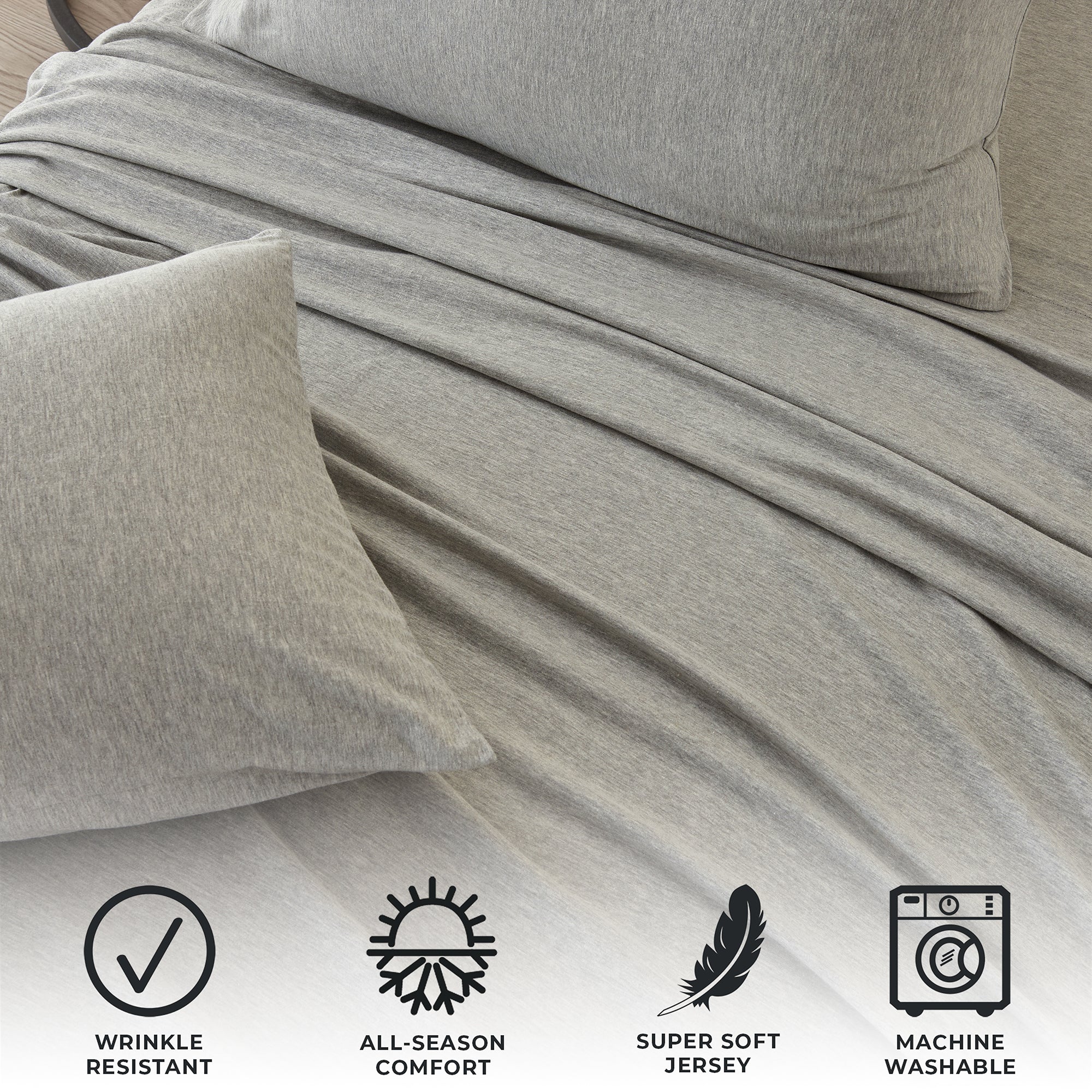 4-Piece Jersey Sheet - Carmen Collection - Best Buy Furniture