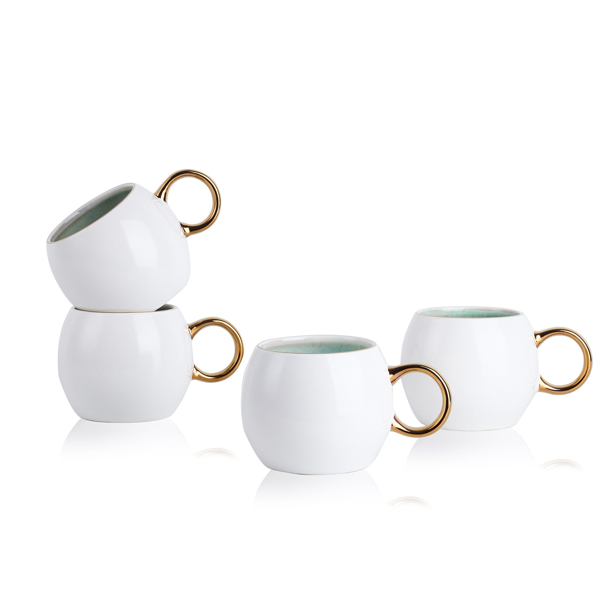 Josephine Porcelain Mug - Mint