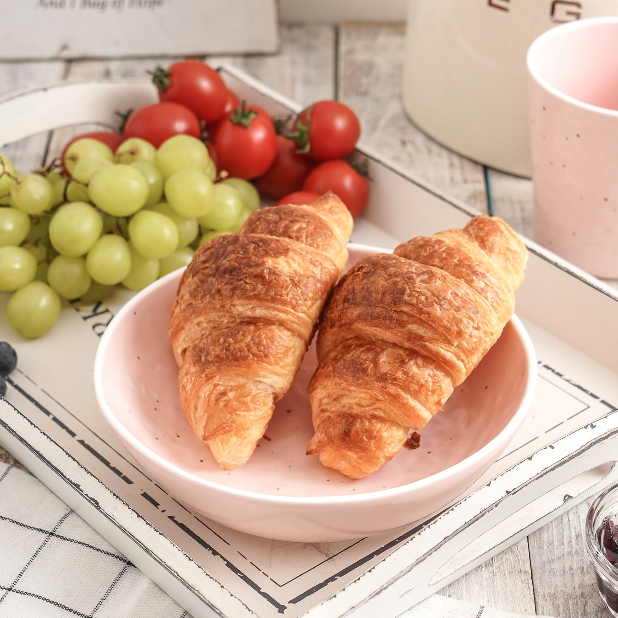 Elena Stoneware Bowl - Pink