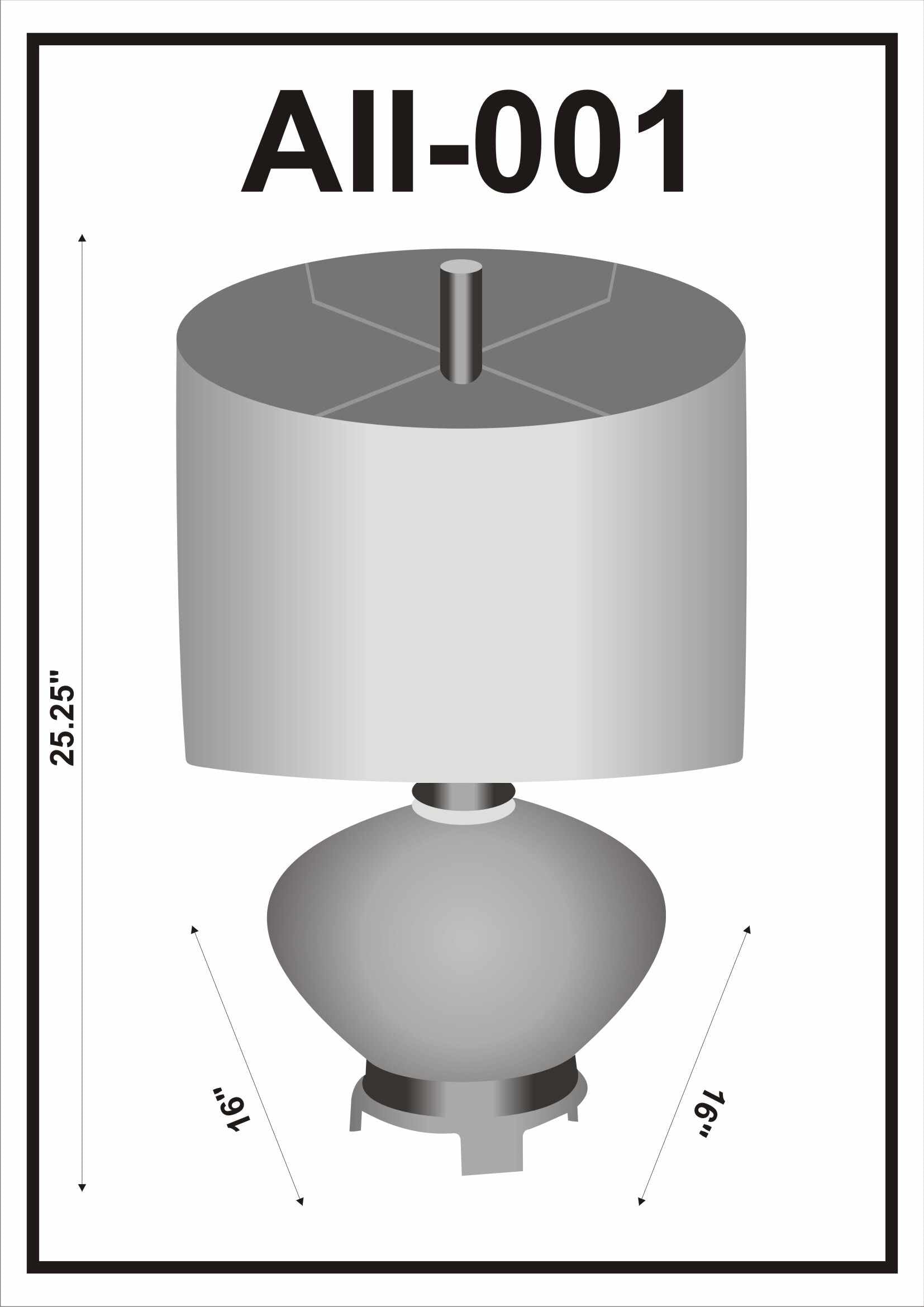 Lintangan Table Lamp - Clearance
