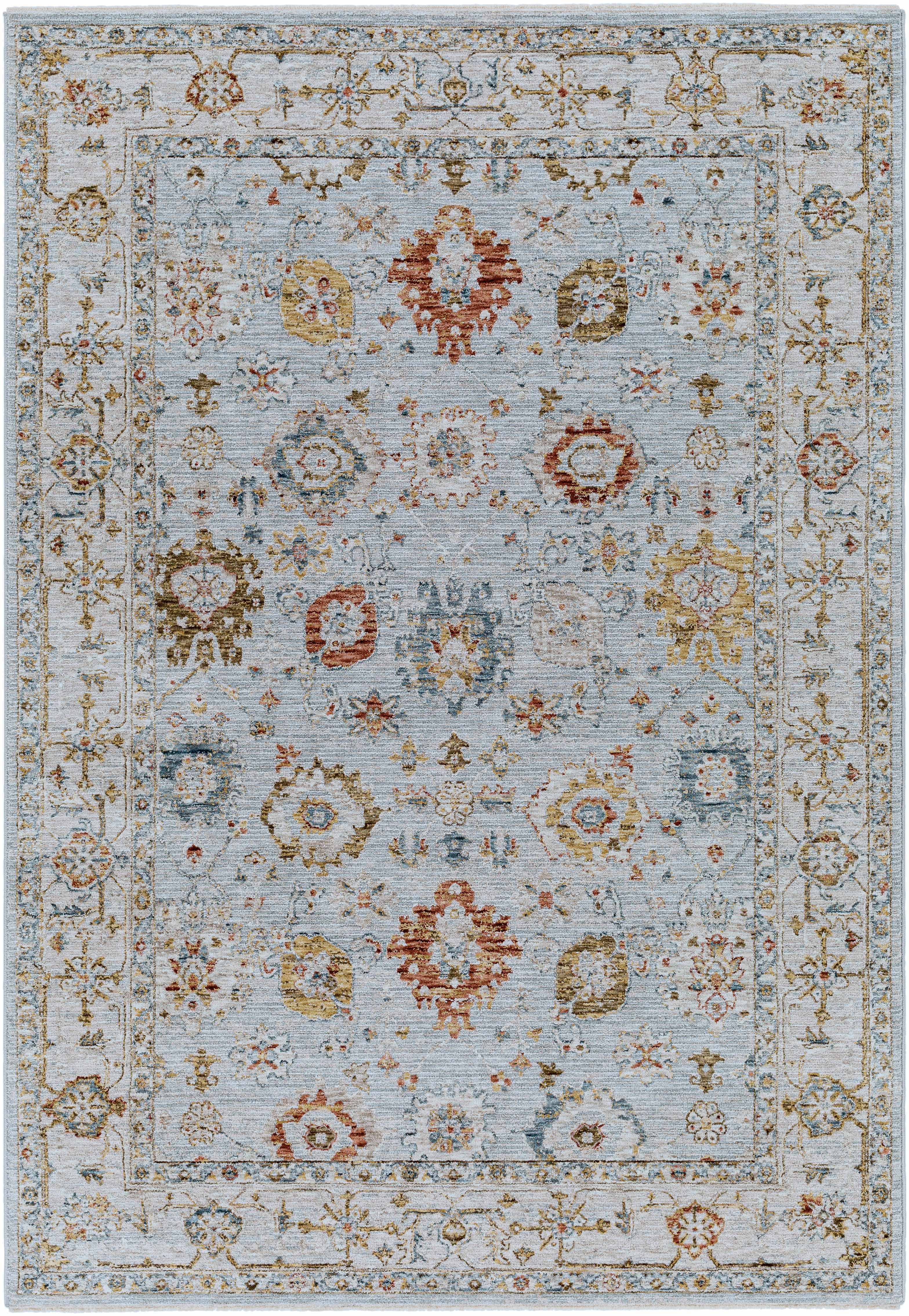 Luklukan Oushak Style Floral Rug