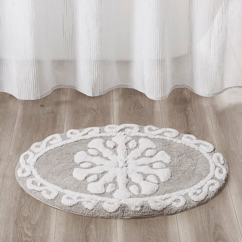 Medallion cotton tufted bath rug - Tuesday Morning - Bathroom Rugs