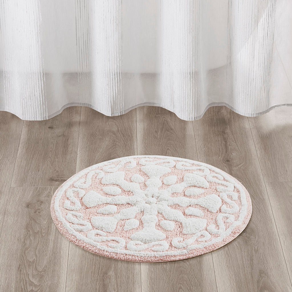 Medallion cotton tufted bath rug - Tuesday Morning - Bathroom Rugs