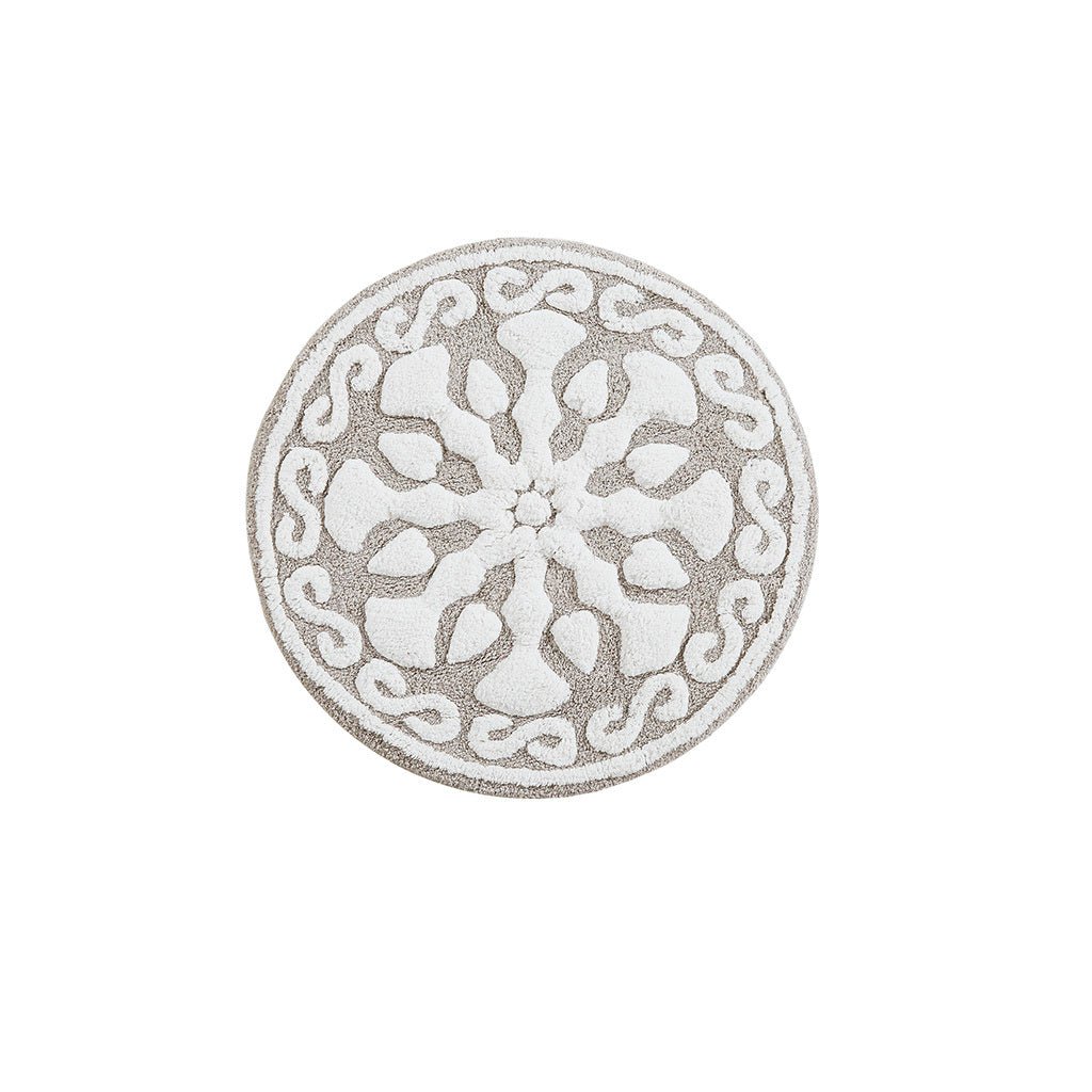 Medallion cotton tufted bath rug - Tuesday Morning - Bathroom Rugs