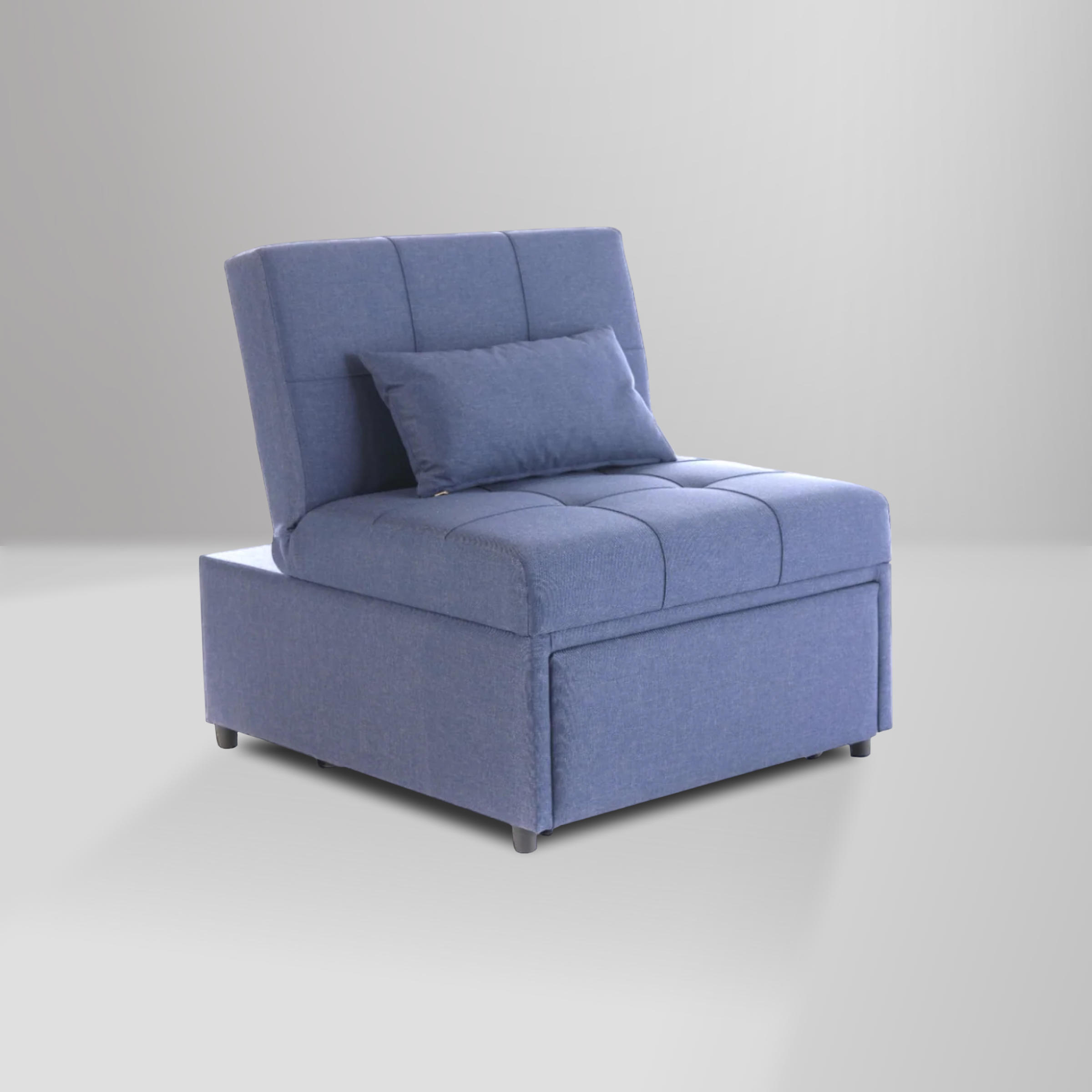 Mellow Pull Out Sleeper Chair with reclining back, adjustable comfort, and twin-size sleeper functionality