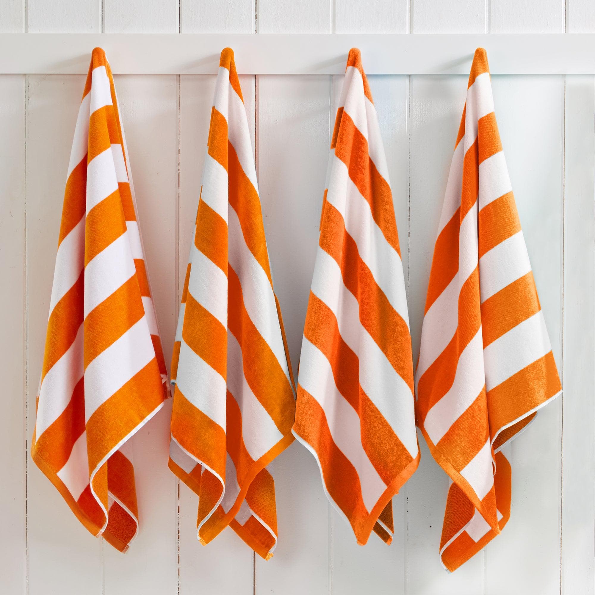 Cotton Velour Cabana Stripe Beach Towel - Novia Collection - Best Buy Furniture
