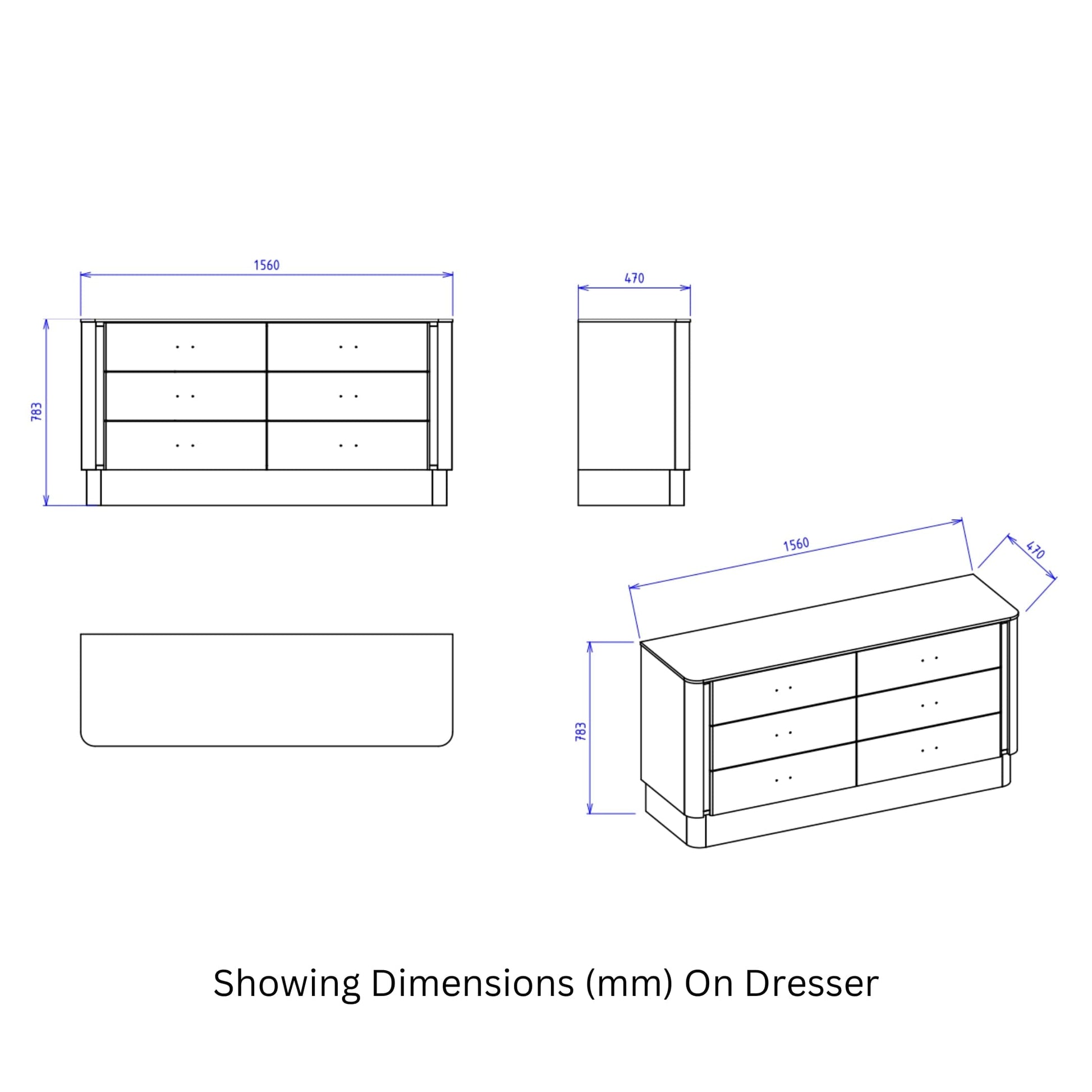 Mirante contemporary bedroom set with hidden storage for extra space