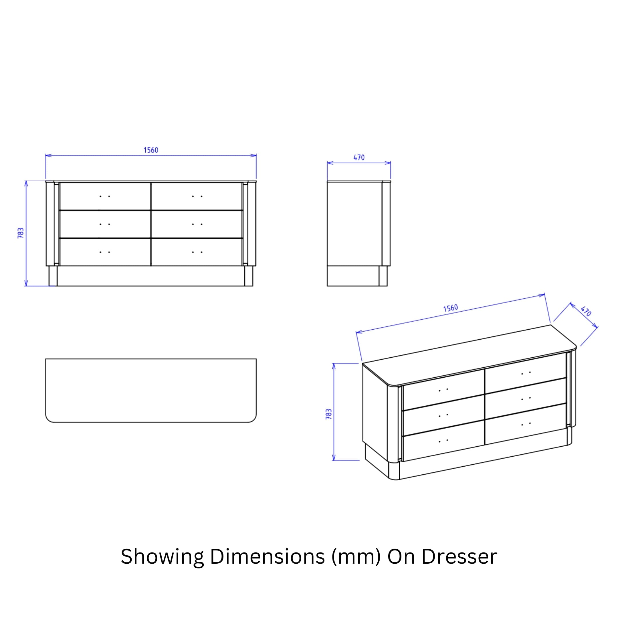 Mirante contemporary bedroom set with hidden storage for extra space
