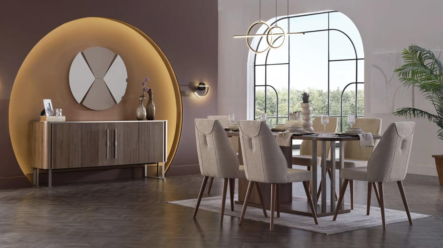 Mirante Dining Table with expert craftsmanship and timeless design, made from durable materials for style and functionality.