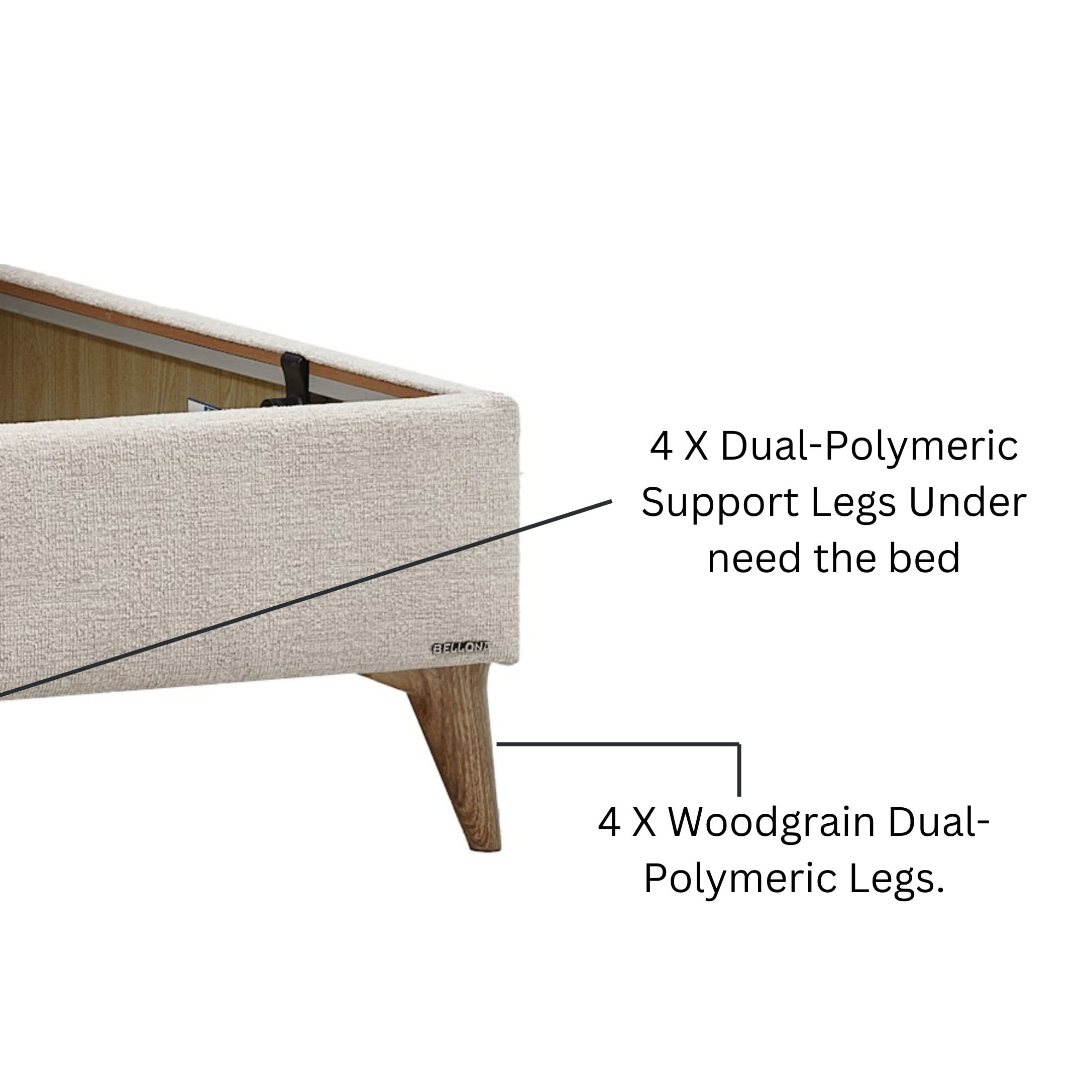 Mirante modern bedroom set featuring functional storage solutions