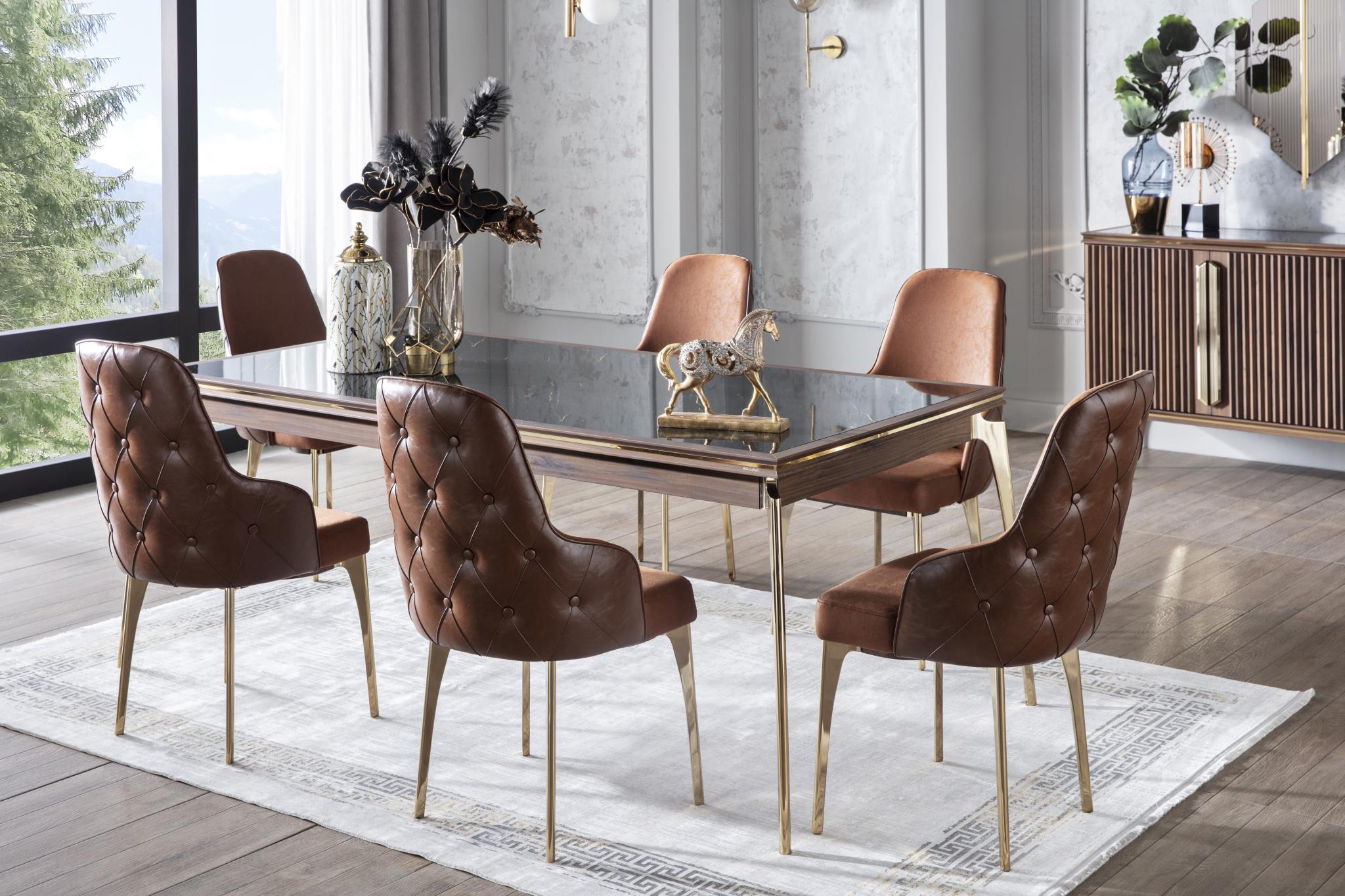 Elegant Montego Dining Chair Set of 2, expertly crafted with a modern aesthetic and durable construction, enhancing any dining room.