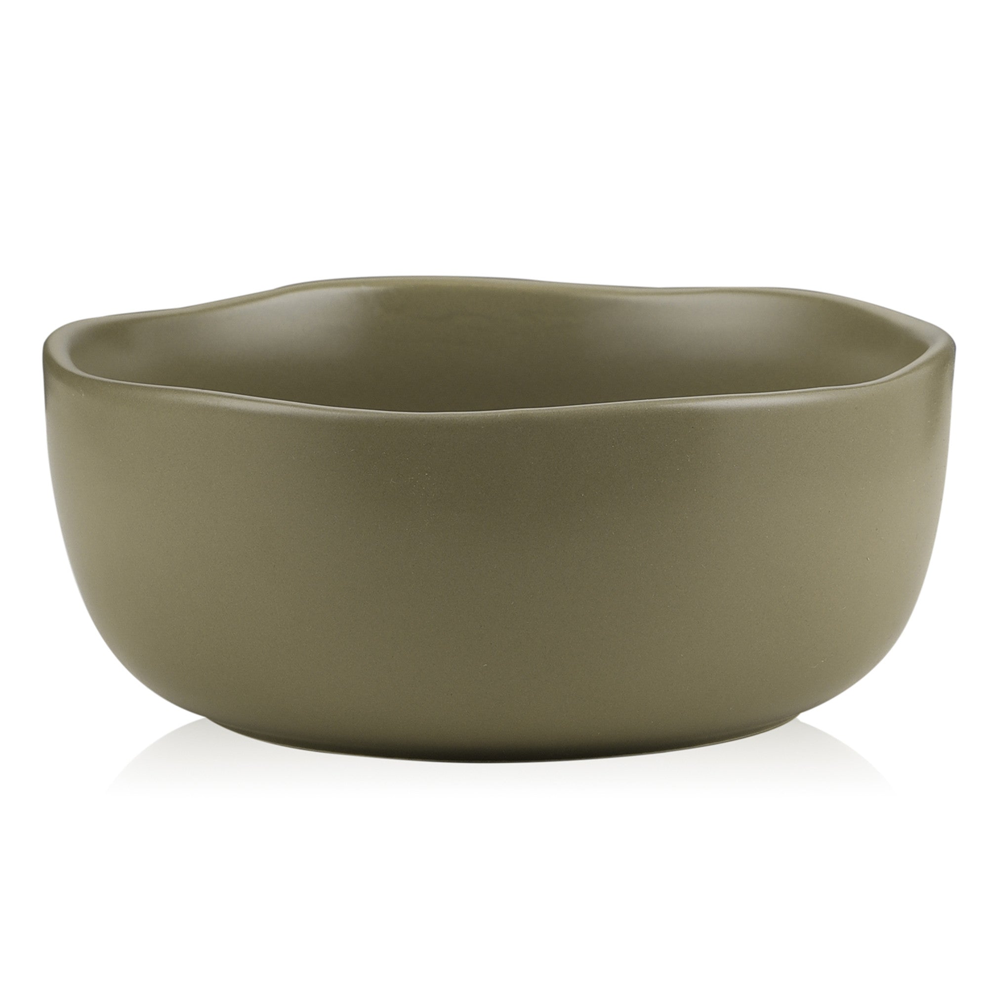 Tom Stoneware Bowl - Olive