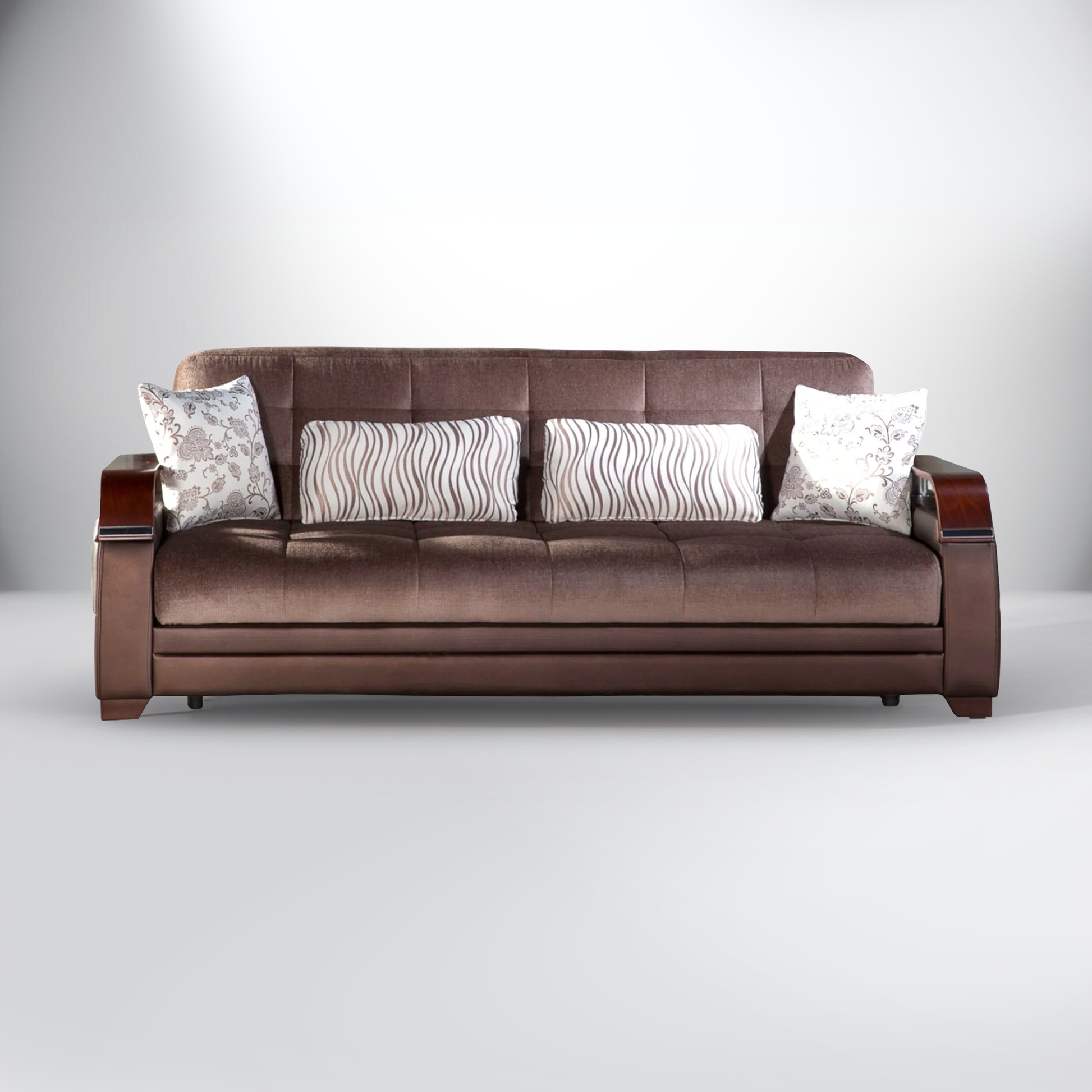 Natural Collection modern sleeper sofa set with stylish and functional design