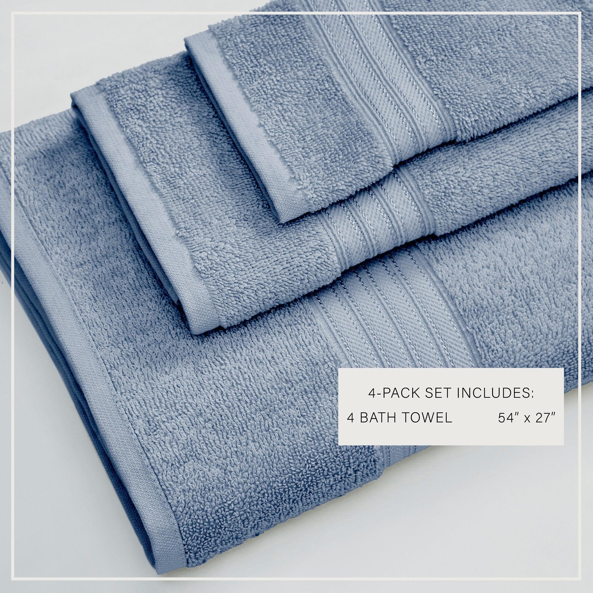 Cotton Terry Bath Towel Set - Cooper Collection - Best Buy Furniture