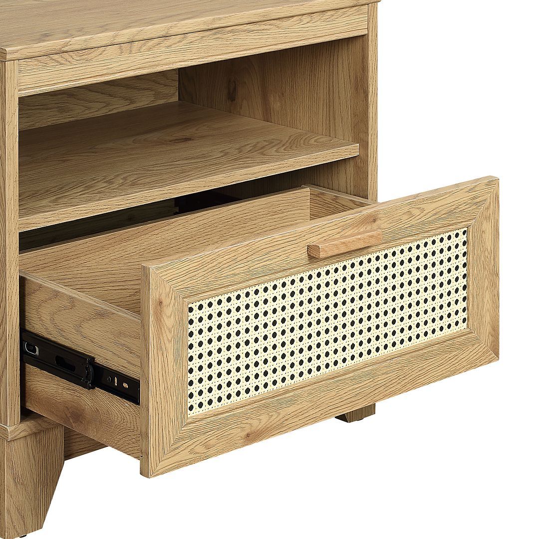 Sheridan Modern Cane Nightstand