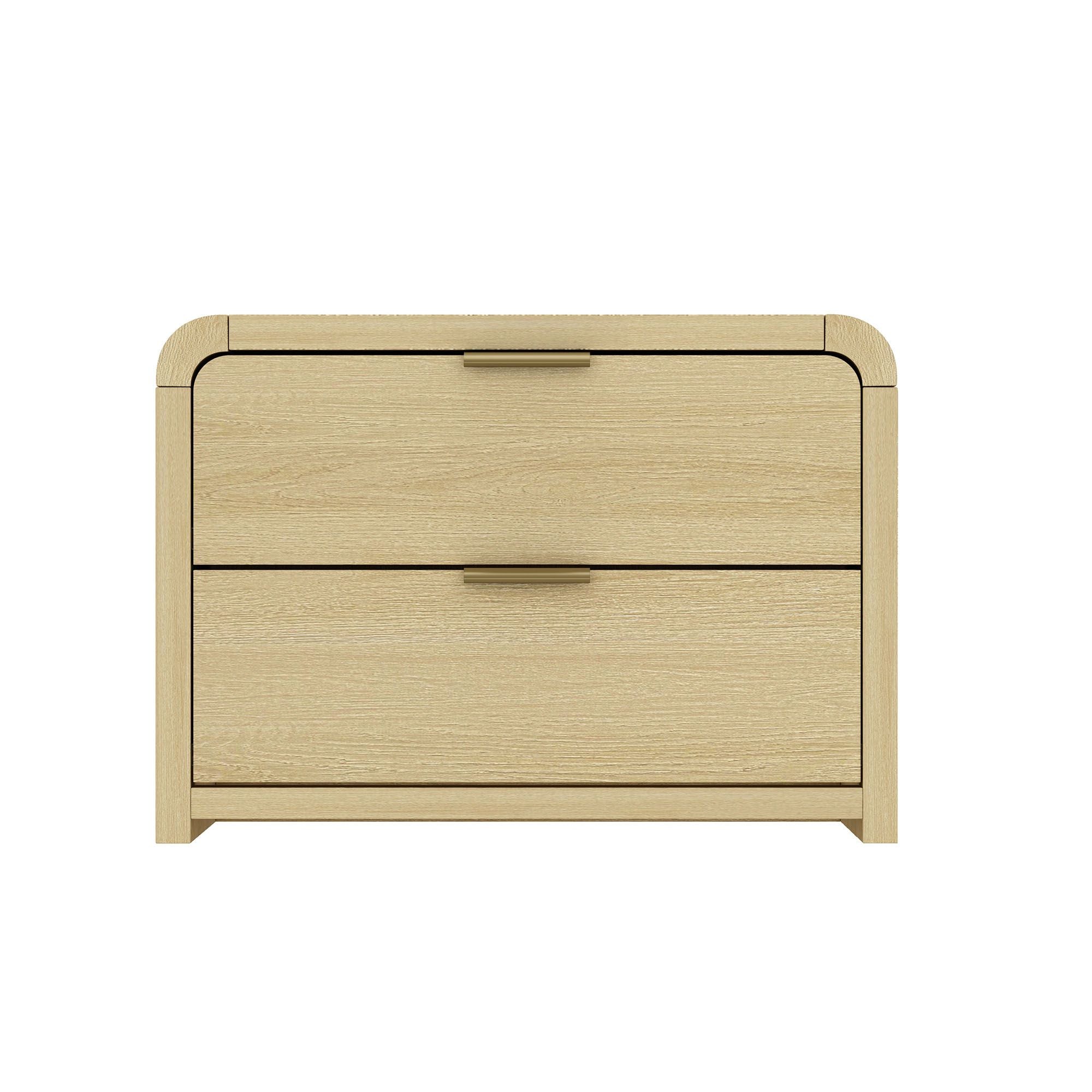 Grace Modern 28" Nightstand (2-Drawer)