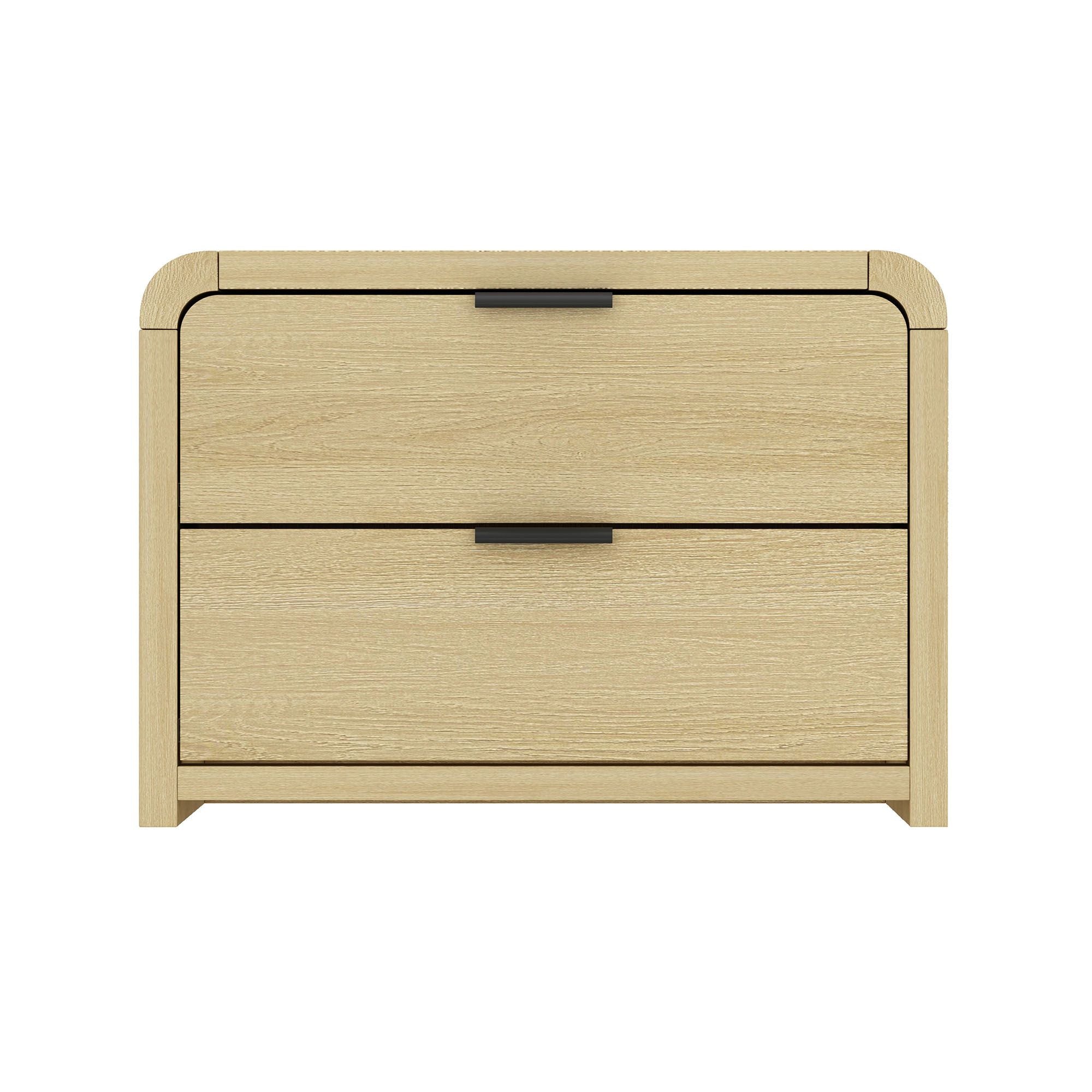Grace Modern 28" Nightstand (2-Drawer)