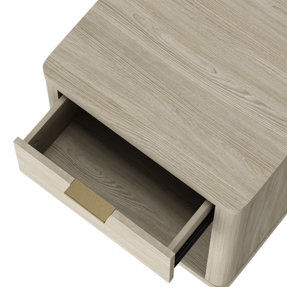 Evelyn Modern Nightstand with 1 Full Extension Drawer
