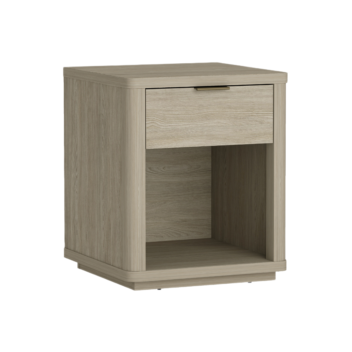 Evelyn Modern Nightstand with 1 Full Extension Drawer