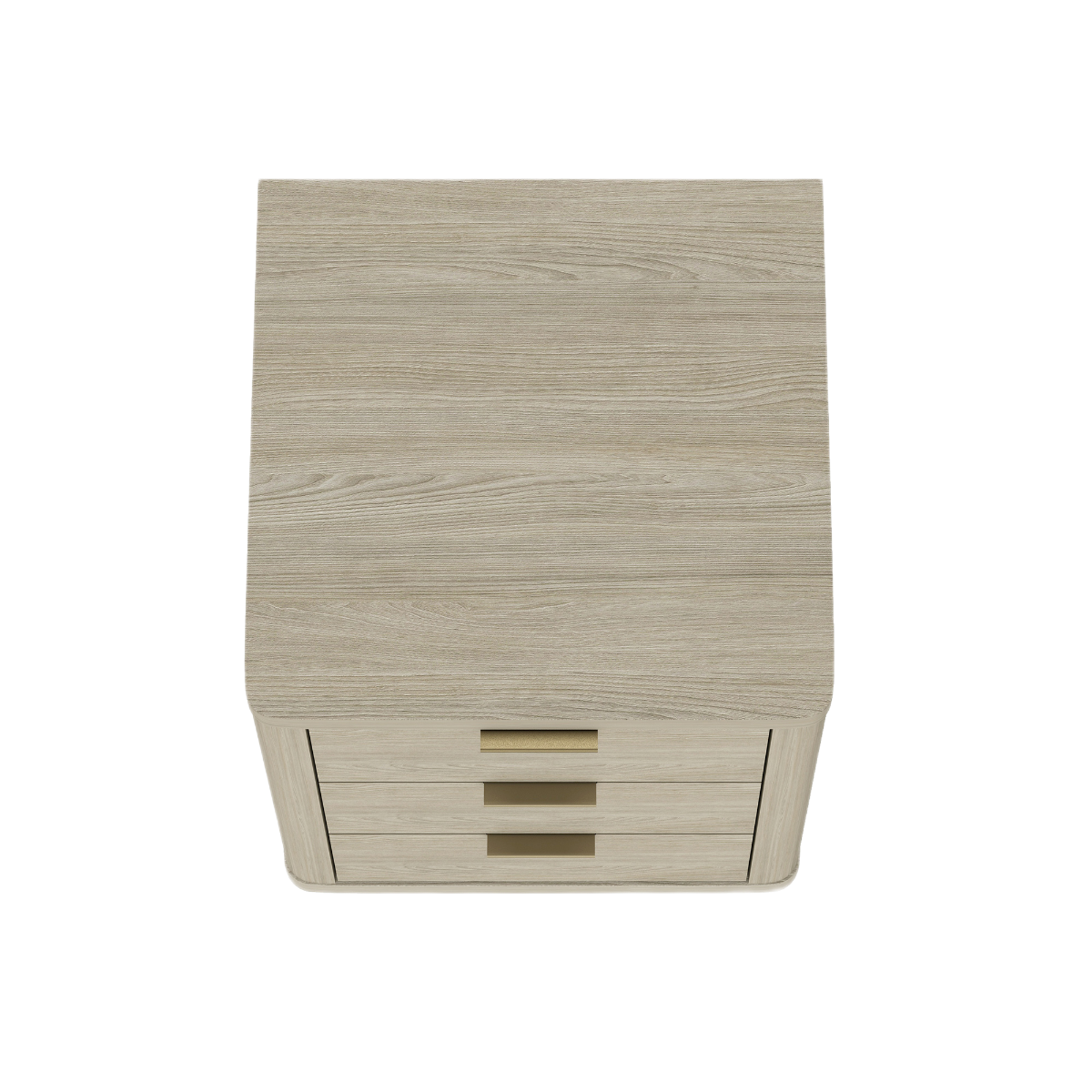 Evelyn Modern Nightstand with 3 Full Extension Drawers