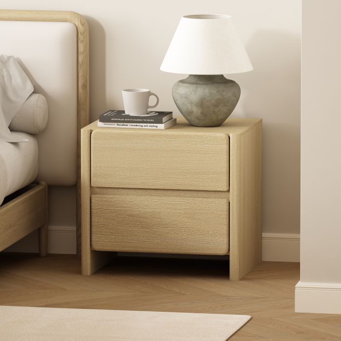 Linda Modern 24" Nightstand (2-Drawer)
