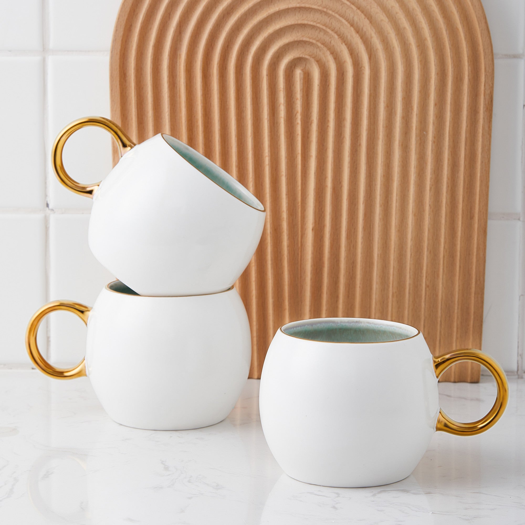 Josephine Porcelain Mug - Mint