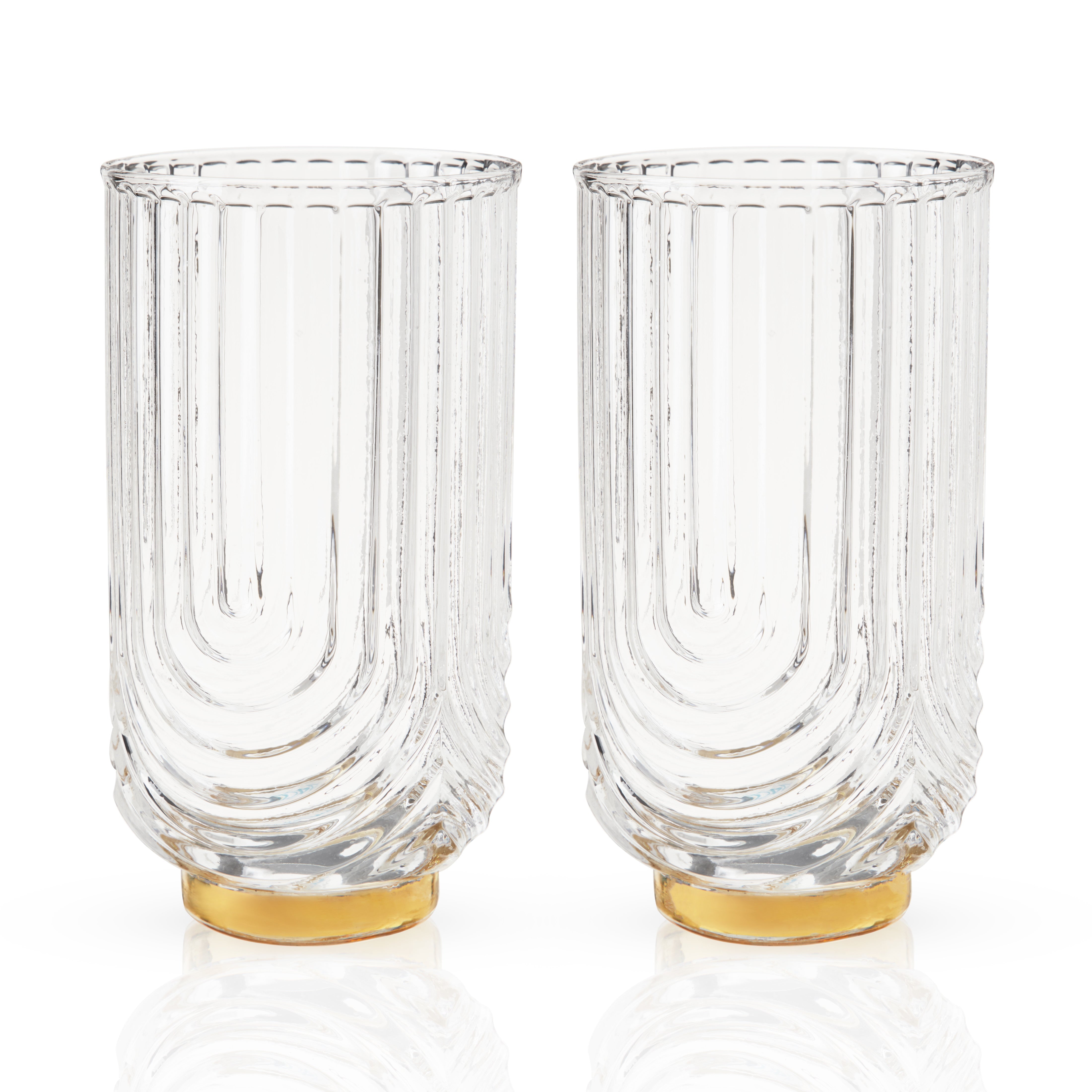 Gatsby Highball Glasses Set of 2