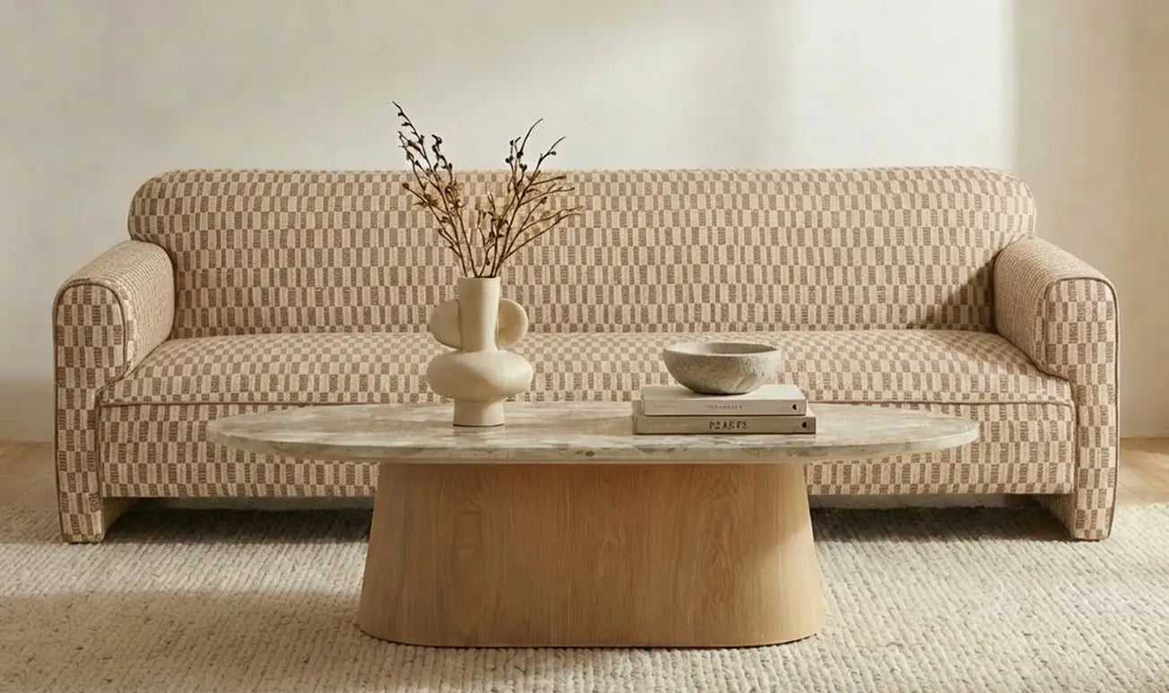 Leo Sofa Taupe - Moes Home