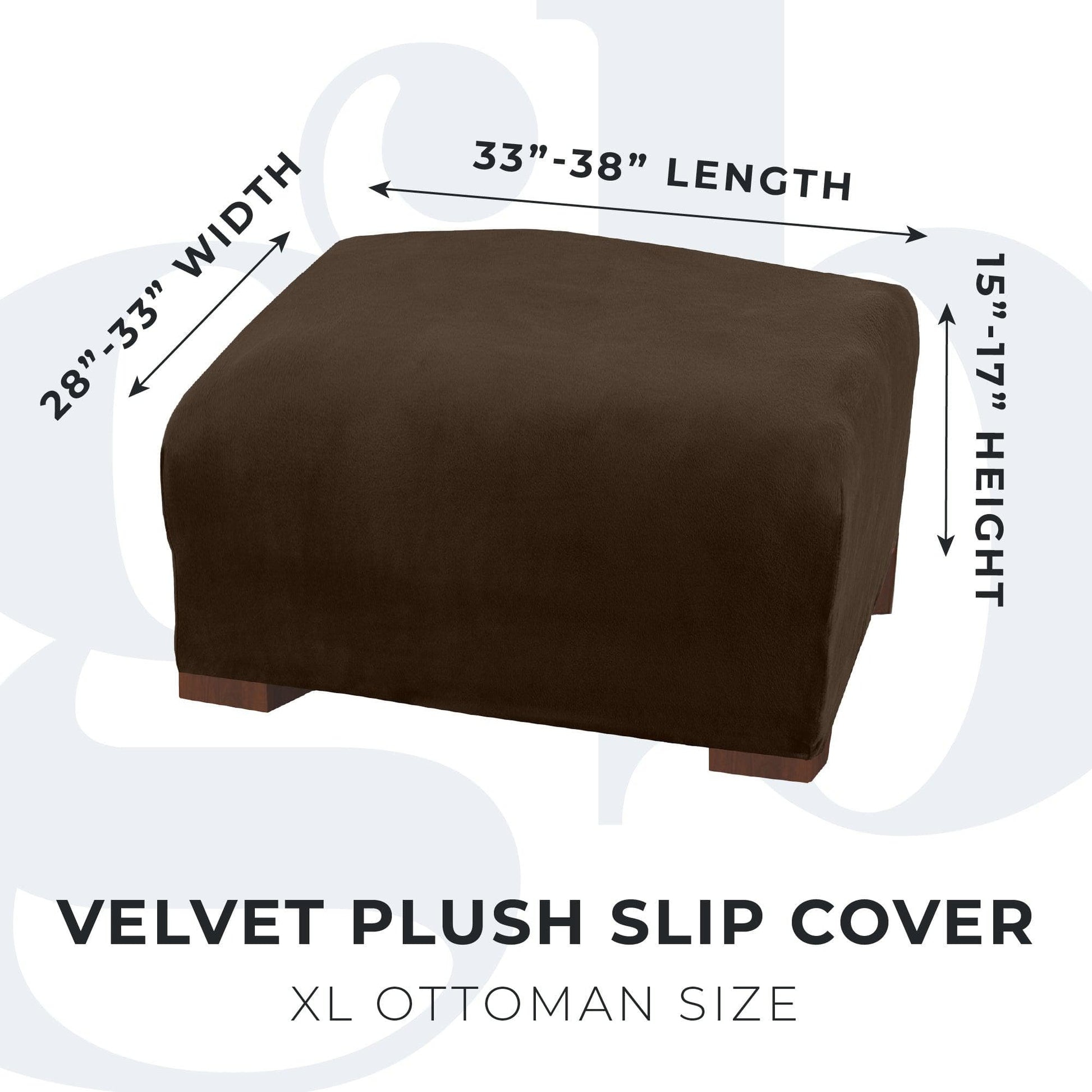 Velvet Stretch Slipcover - Gale Collection - Best Buy Furniture
