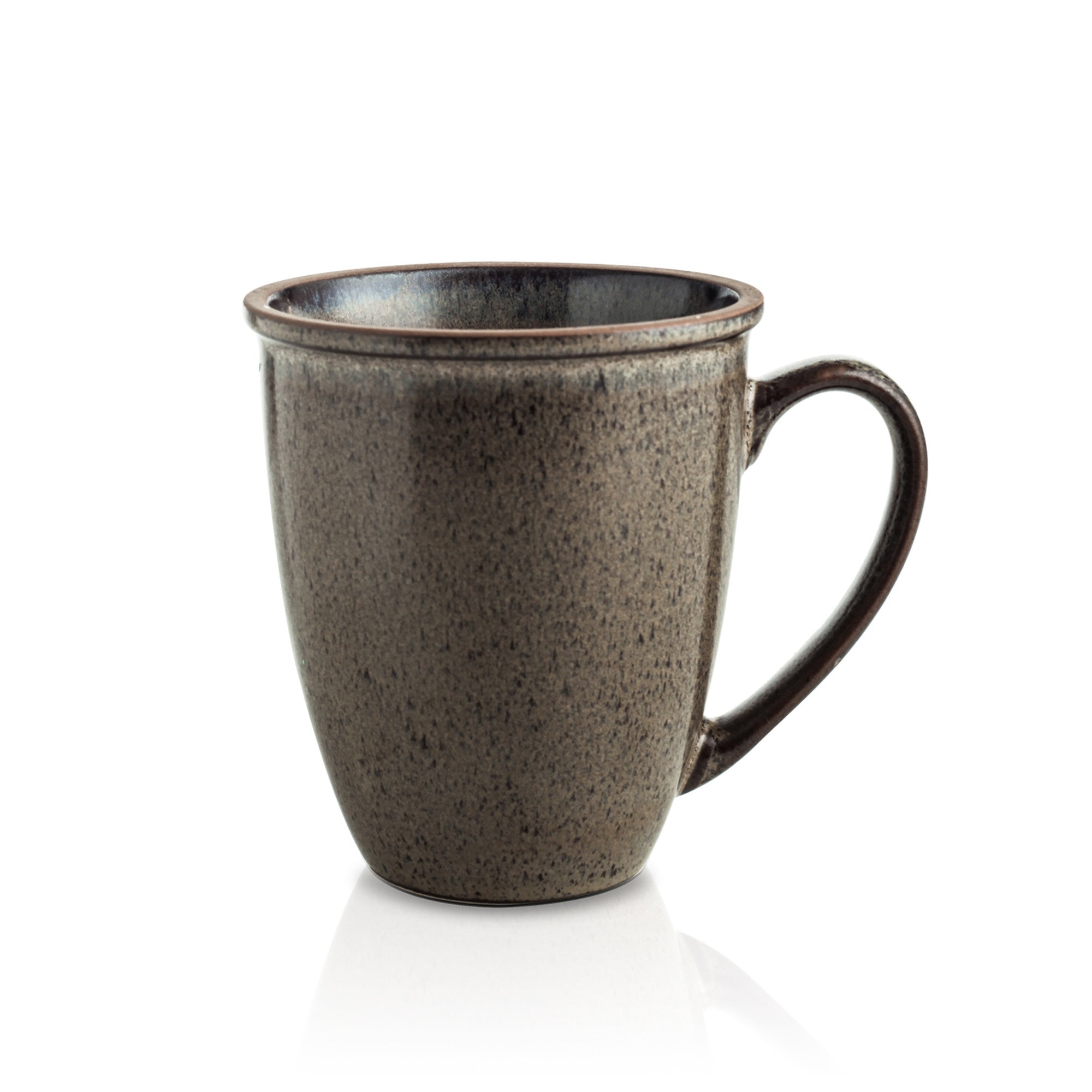 Tina Stoneware Mug - Green And Beige