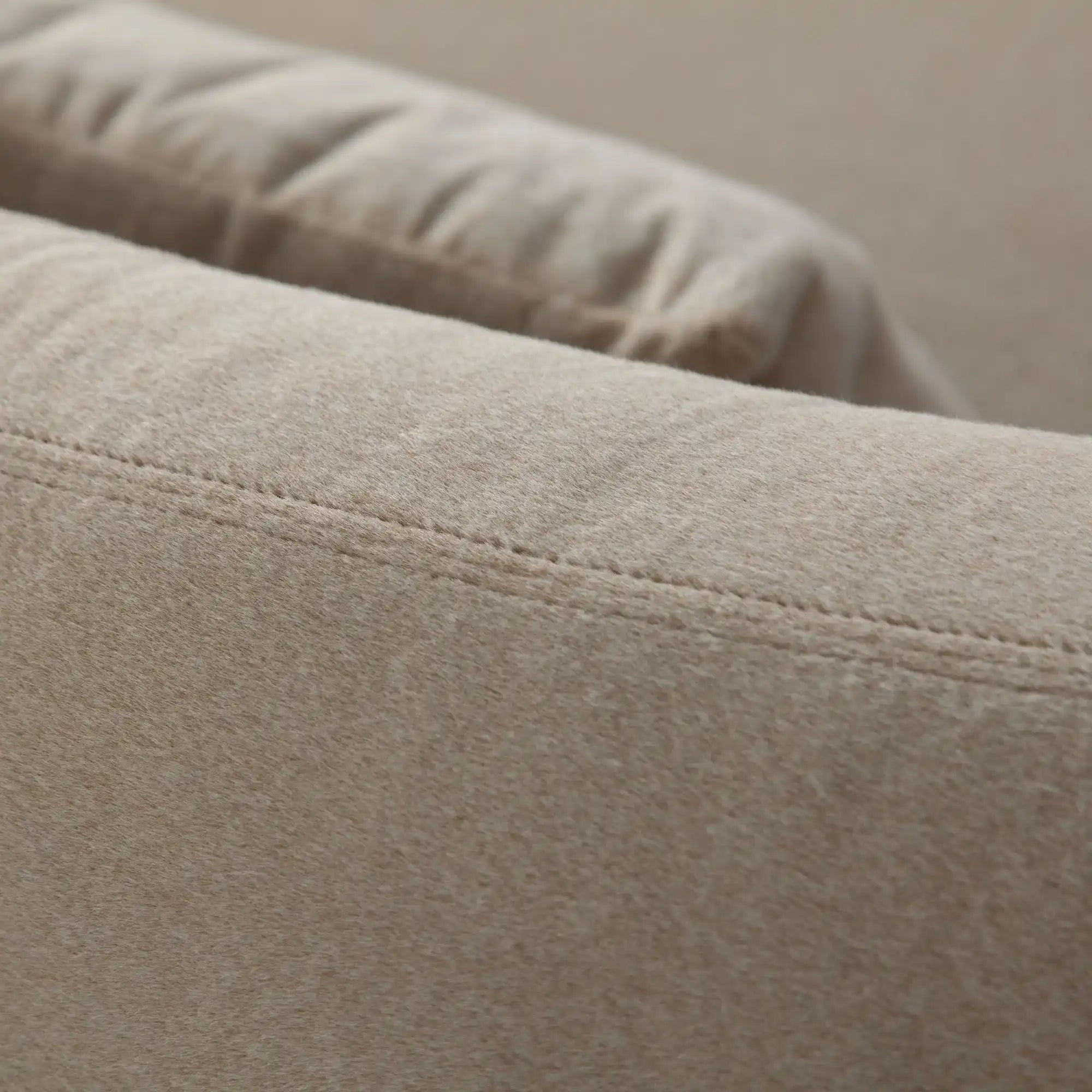 Lena 2 Piece Fawn Alpaca Fabric Sofa