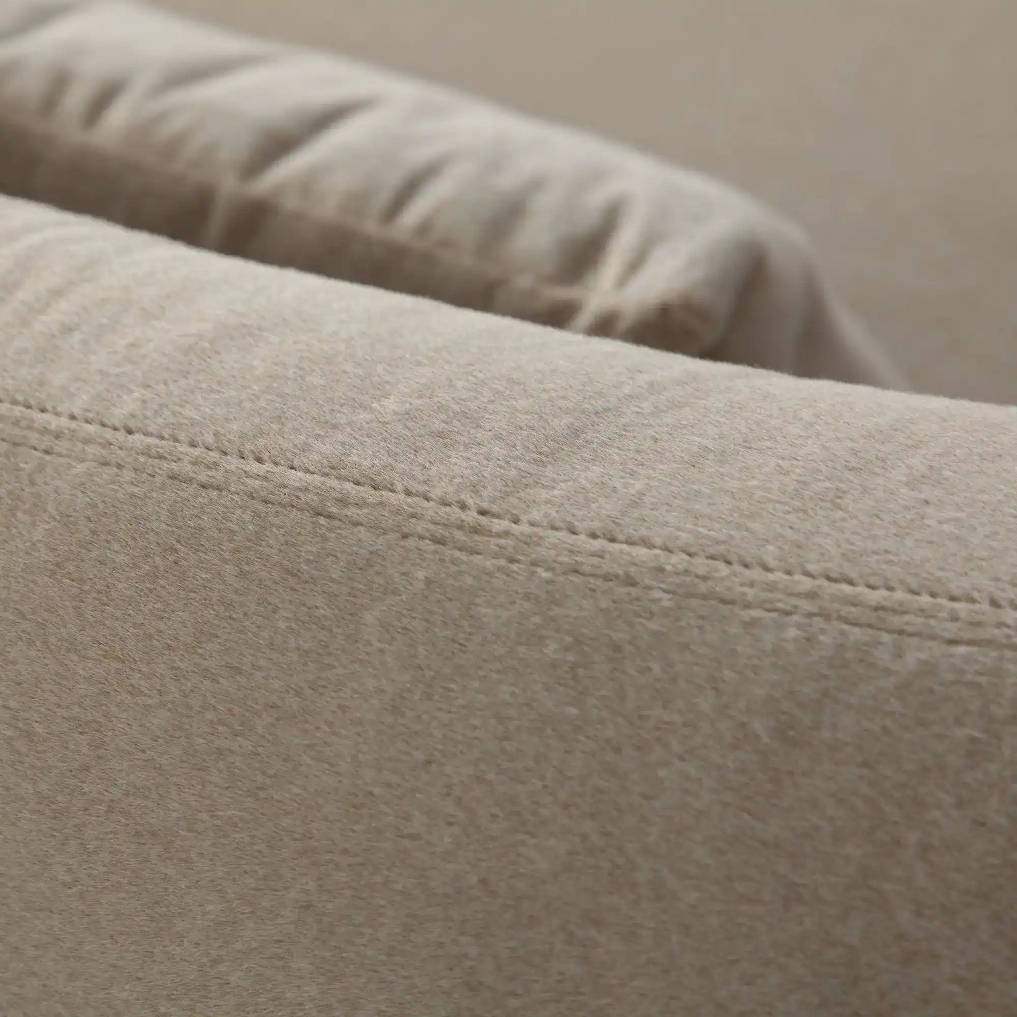 Lena 4 Piece Fawn Alpaca Fabric Sofa