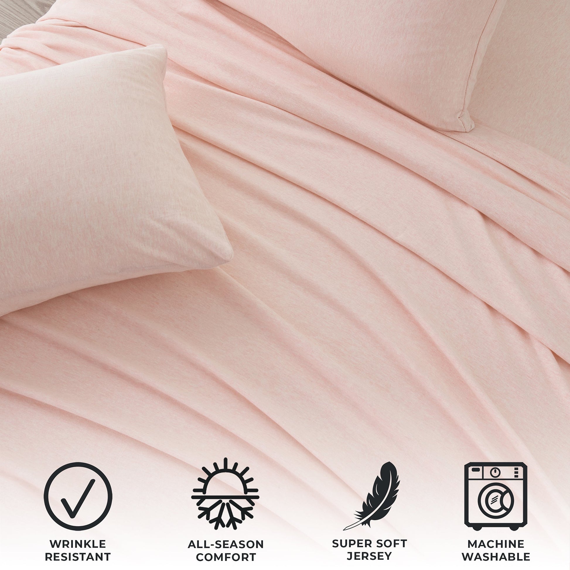 4-Piece Jersey Sheet - Carmen Collection - Best Buy Furniture